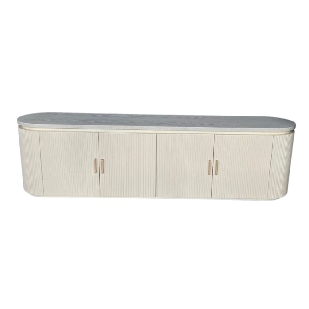 Kimberly TV-meubel 200×40×55 Crème Fineer