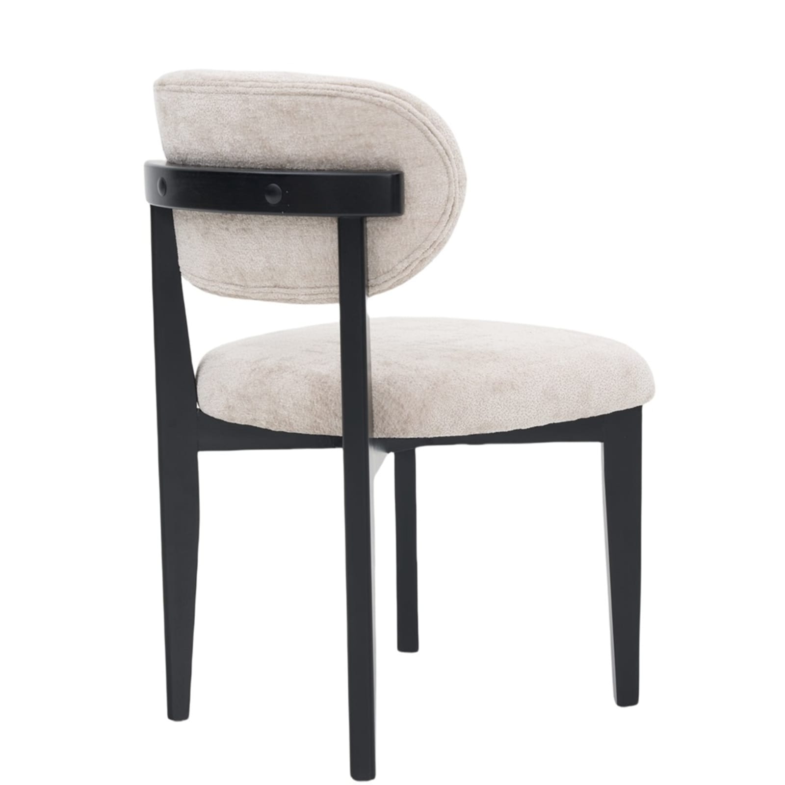 Silla ZB-5684 Eetkamerstoel Zwart onderstel Taupe — 1