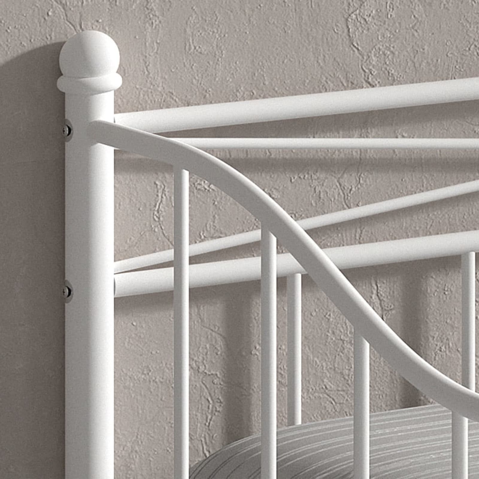 Bed 'Sablo' 90×200 met lattenbodem Wit — 3