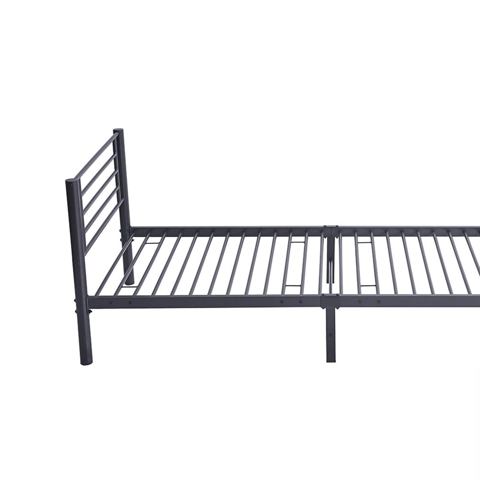 Bed 'Sammy' 90×200 Metaal Donkergrijs — 3