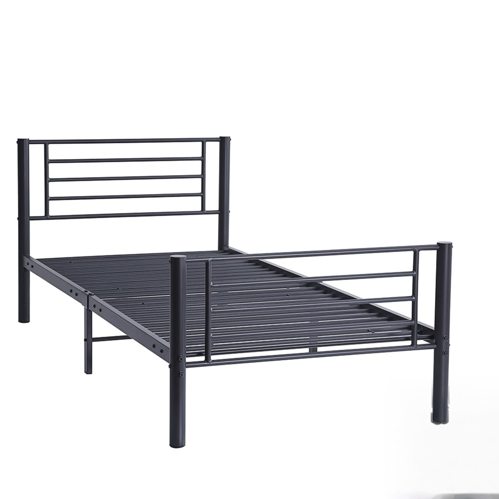 Bed 'Sammy' 90×200 Metaal Donkergrijs — 2