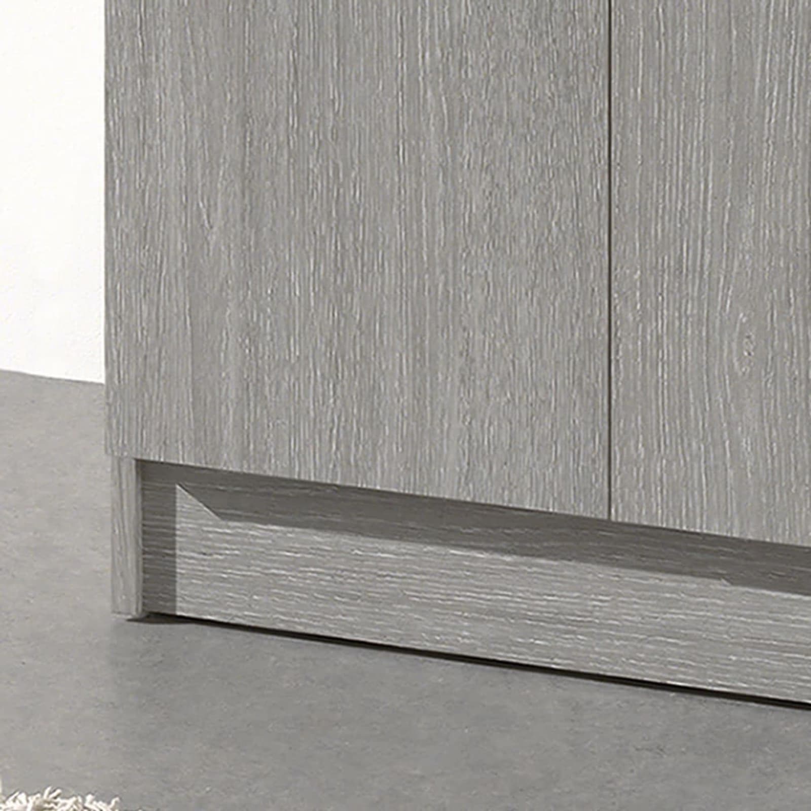 Opbergkast 'Ray' 2 deuren en 4 legplanken 60 cm Grijze eik — 4