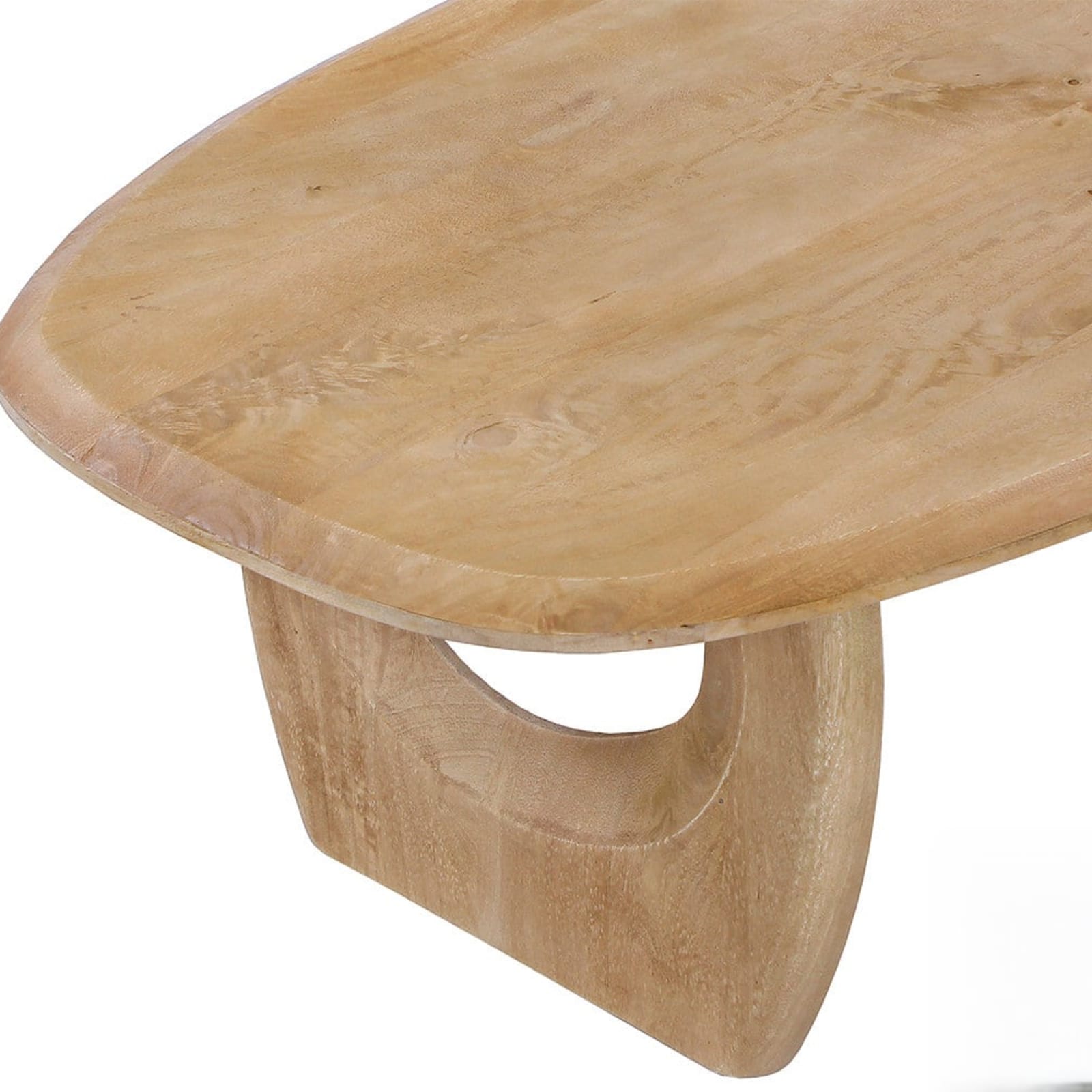 Salontafel 'Braga' Deens Ovaal Mango hout Amandel — 3
