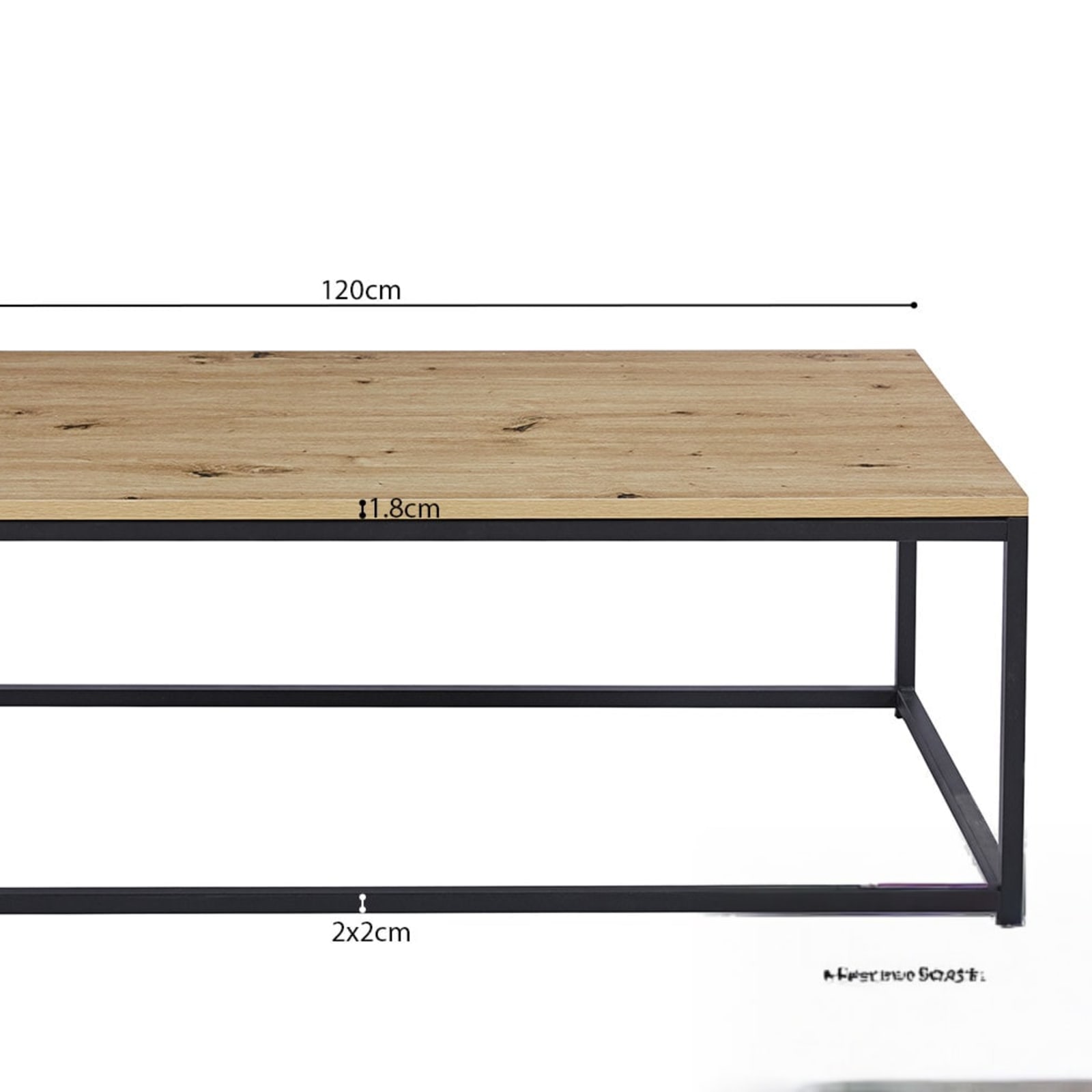 Salontafel 'Dallas' Decor Oude eik — 3