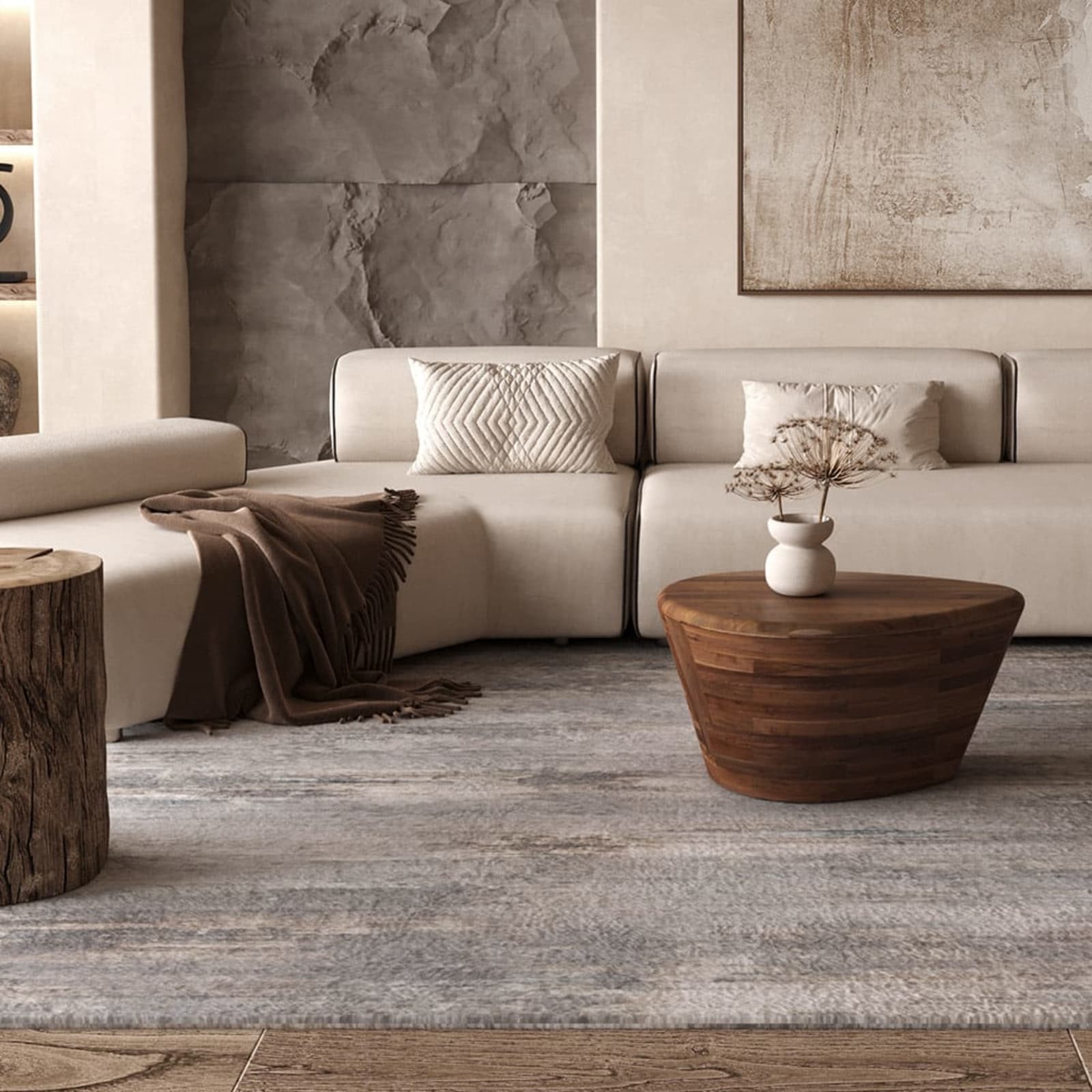 Salontafel 'Matteo' Mango hout Lichtbruin — 2