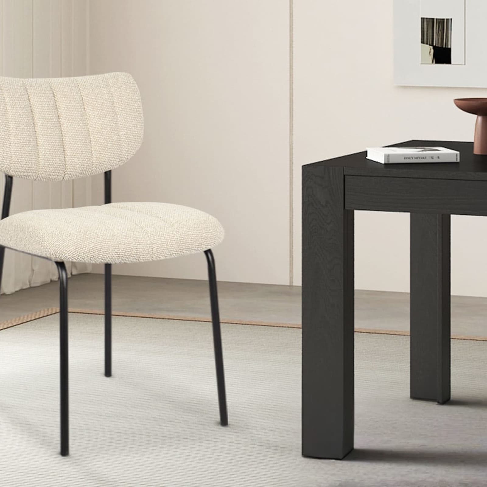 Stoel 'Antura' Stof Ote Lisa 110 Beige — 2