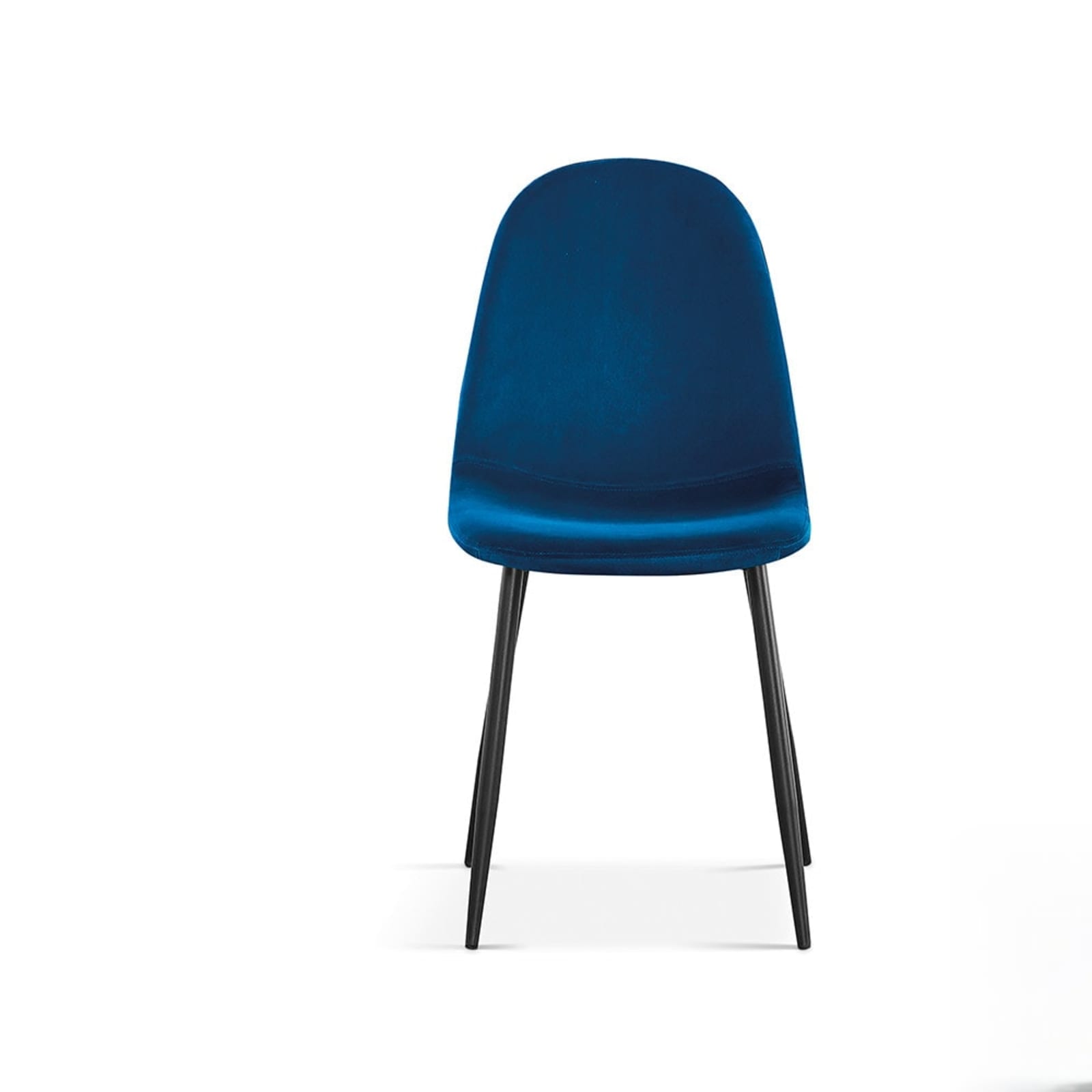 Stoel 'Boy' Fluweel Donkerblauw — 1