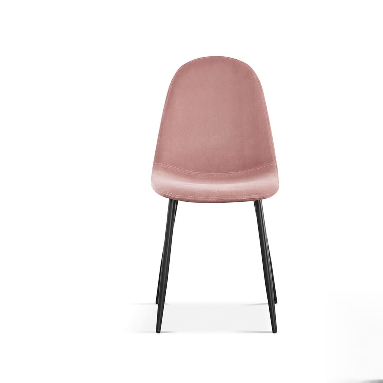 Stoel 'Boy' Fluweel Roze — 1