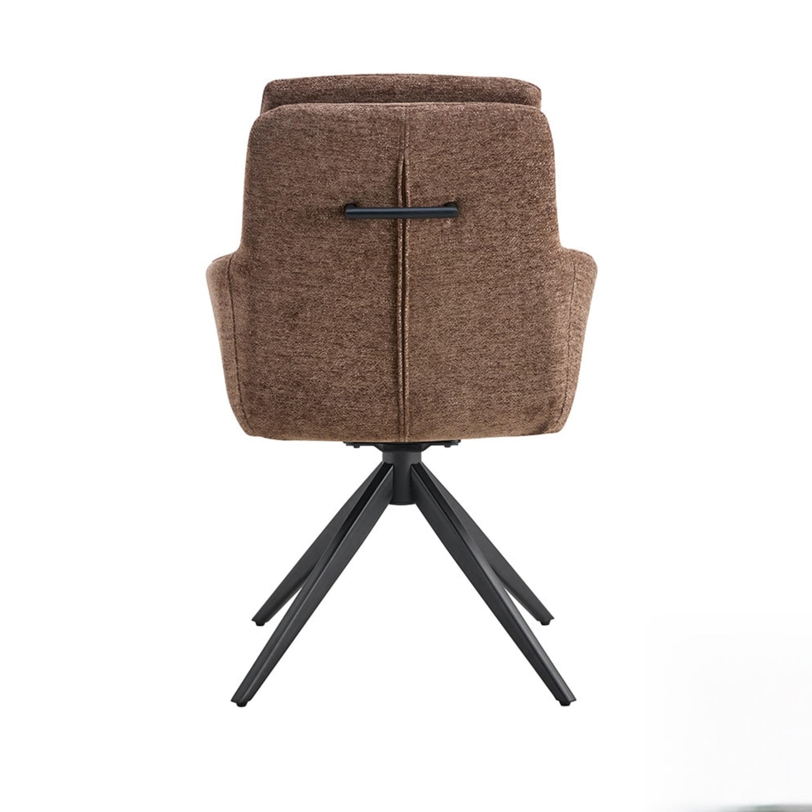 Stoel 'Lisold' Draaibaar tot 0 Stof Fabb Raven 45 Bruin — 3