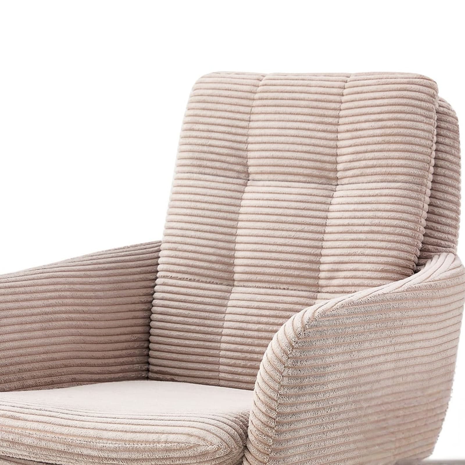 Stoel 'Luna' Draaibaar tot 0 Corduroy Fabb Hyper 38 Zand — 4