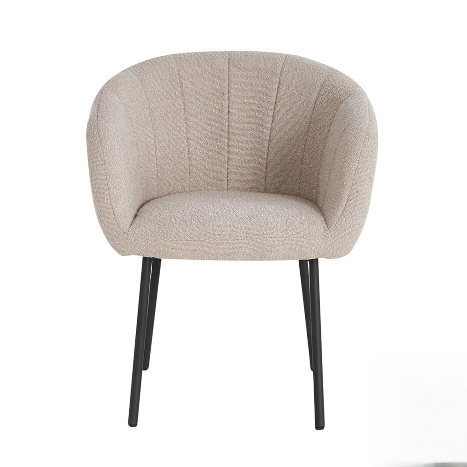 Stoel 'Sevilla' Bouclé Zand — 1