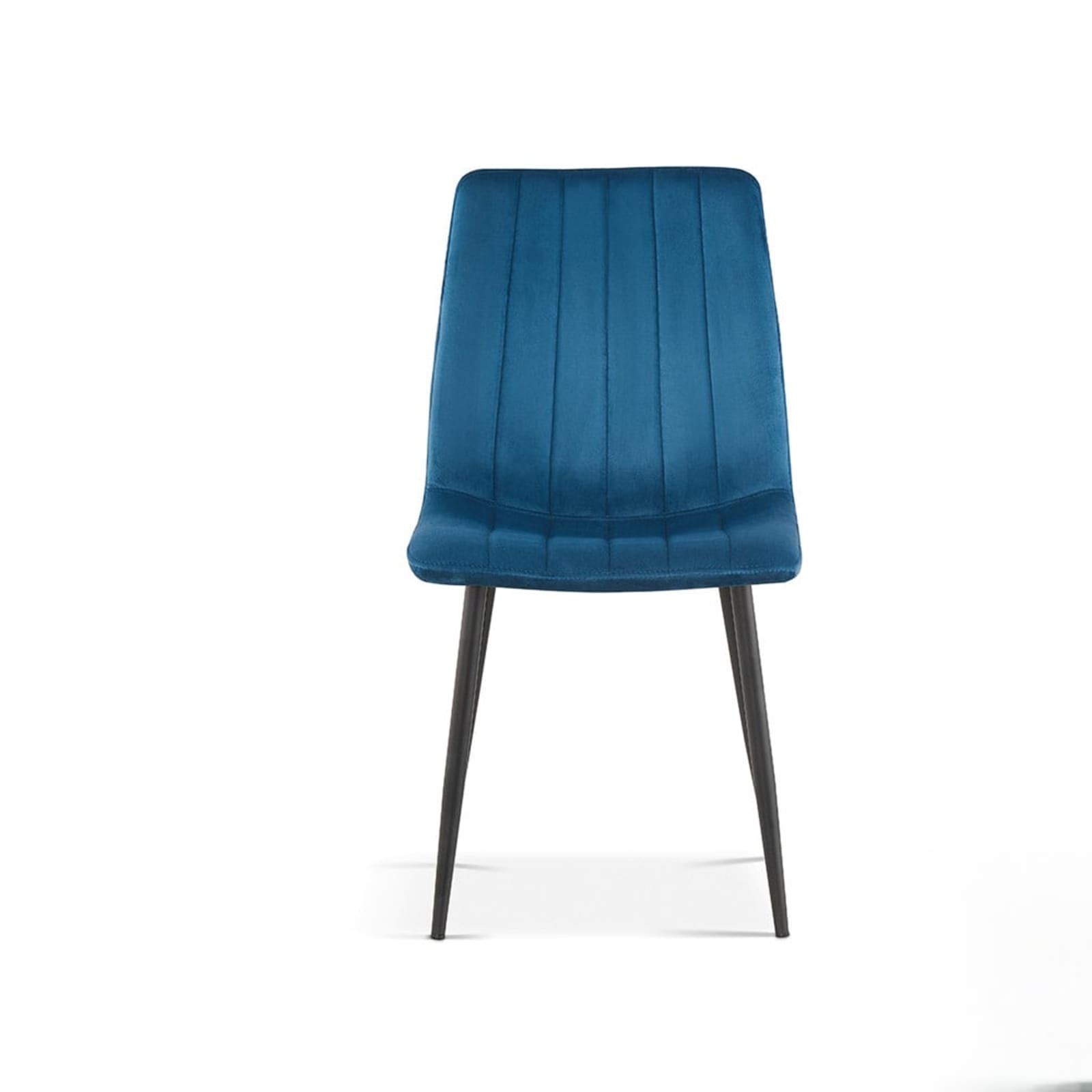 Stoel 'Willis' Fluweel Blauw — 1