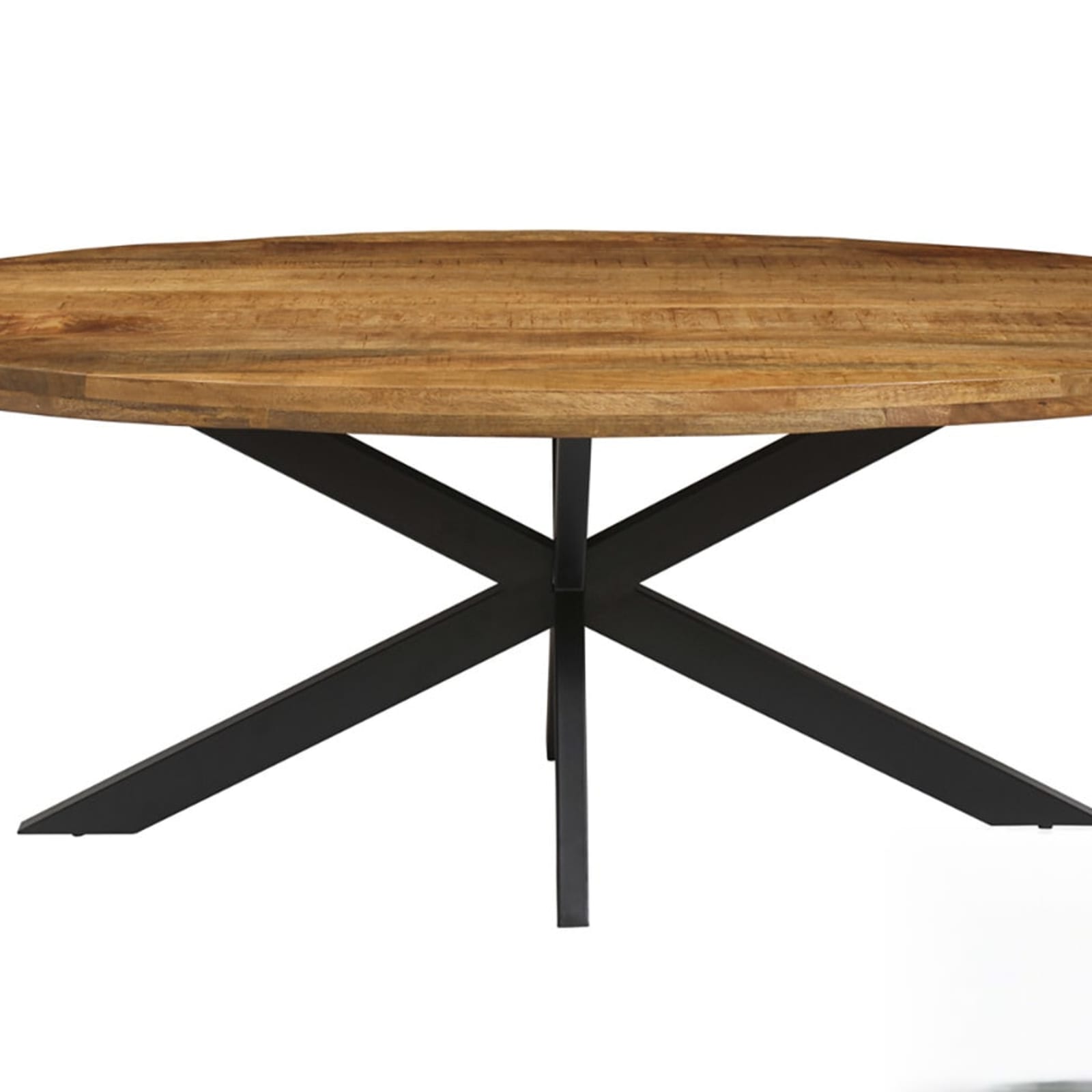Tafel 'Alexa' 200 cm Ovaal Mango hout — 1