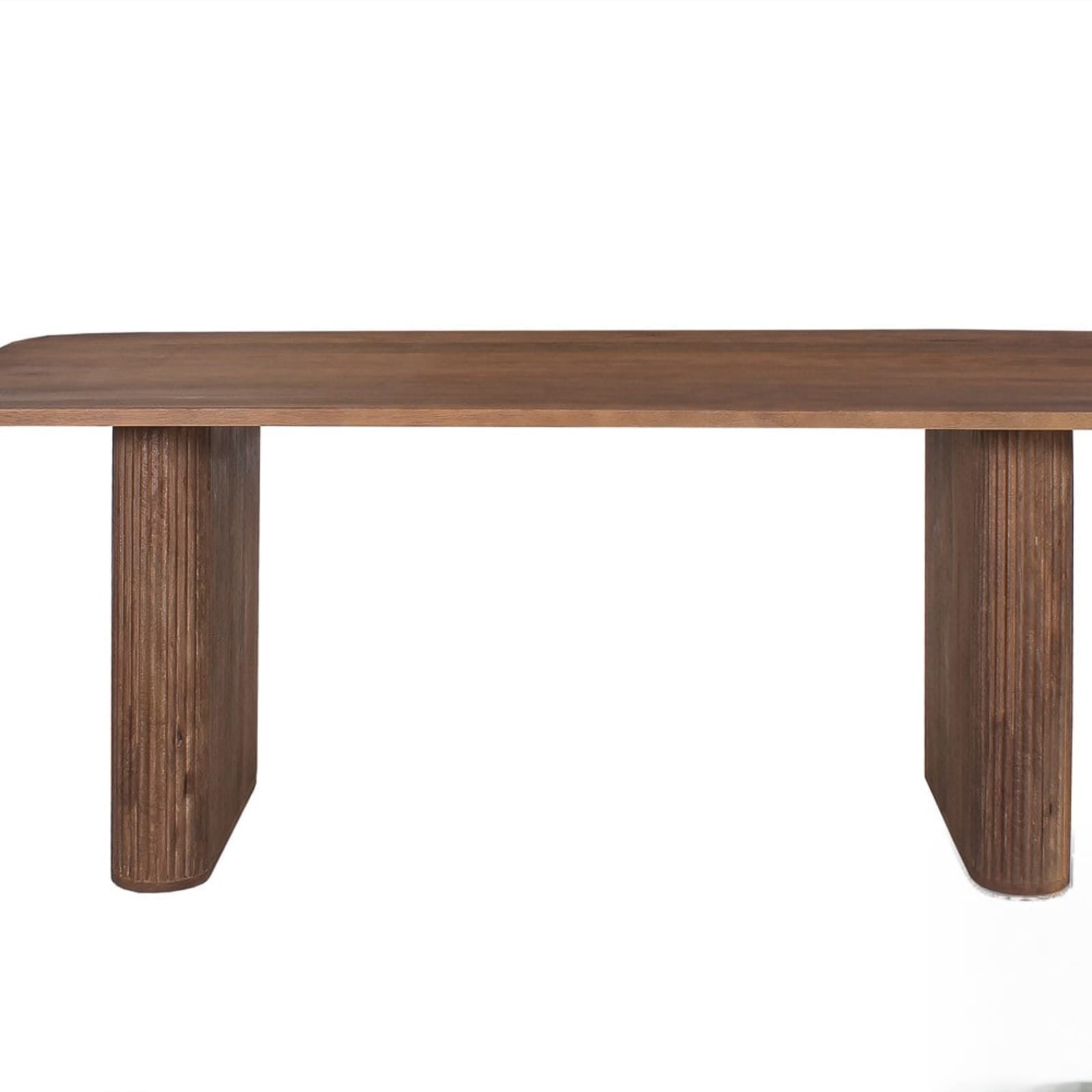 Tafel 'Jean' 200 cm Deens Ovaal Mango hout Lichtbruin — 1