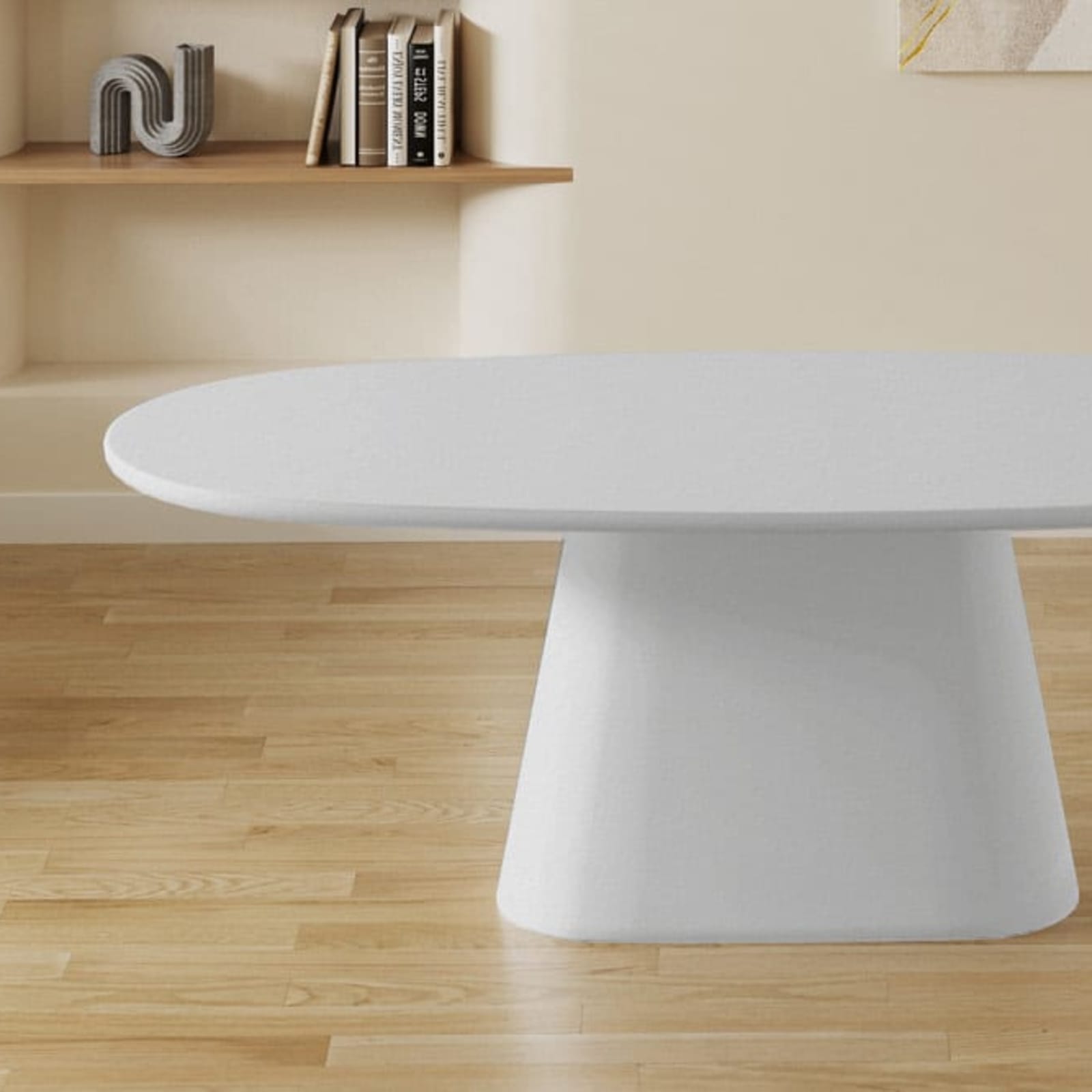Tafel 'Tavira' 220 cm Ovaal Cement Ecru — 2