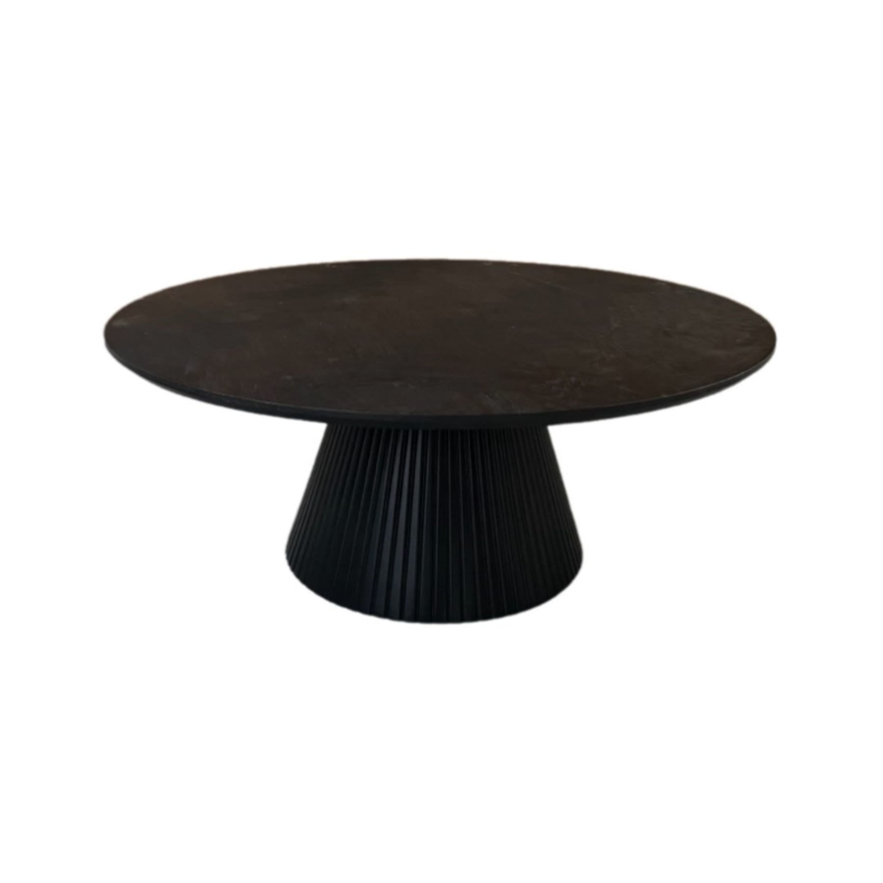 Kimberly Salontafel Ø 110 Zwart Visgraat