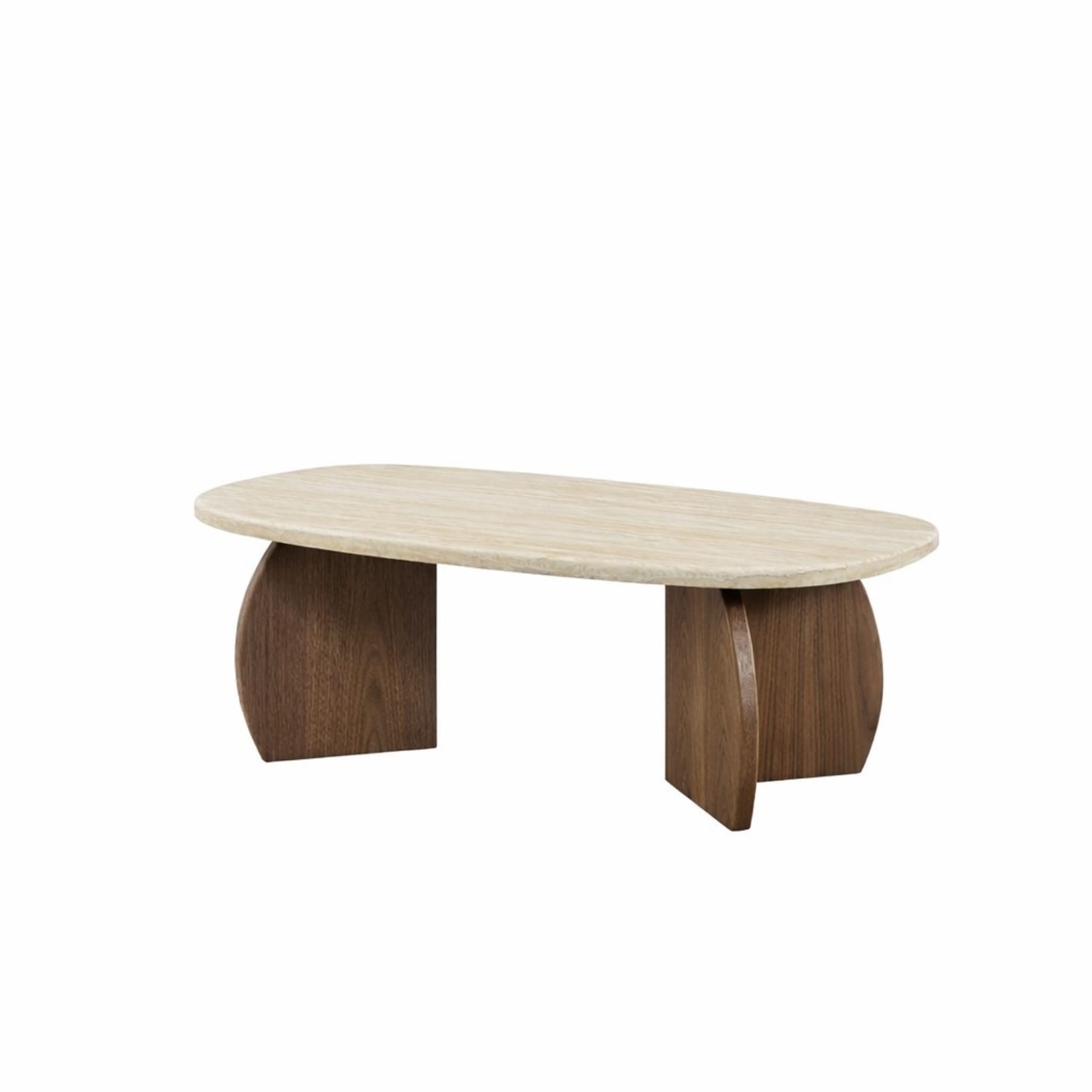 Monza Brown Salontafel 130×70×45 Flintstone Marmer Faux Marmer