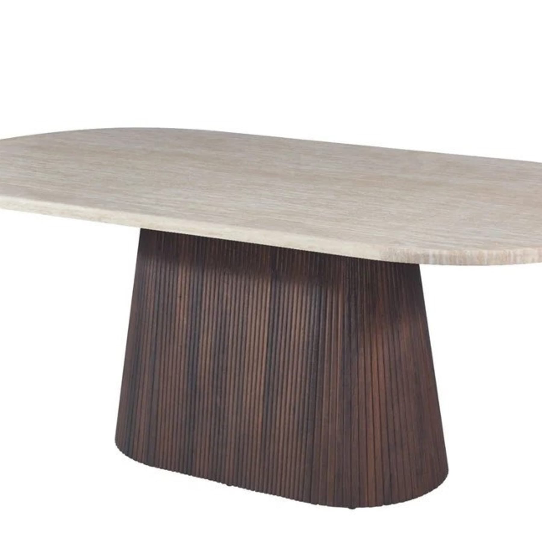 Kimberly Brown Eettafel 180×90×75 Flintstone Marmer
