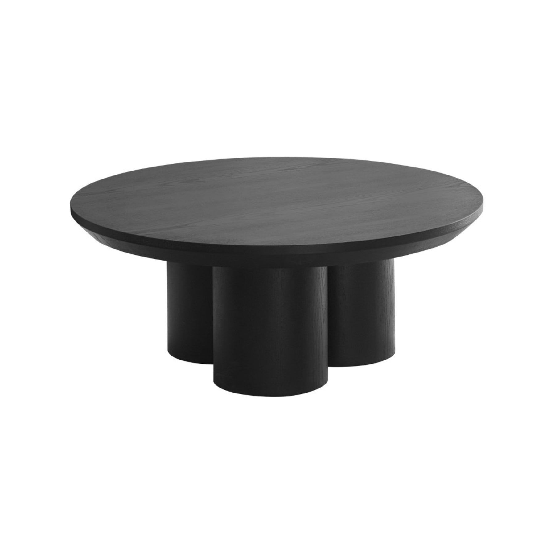 Royal Salontafel Ø 110 Zwart Fineer