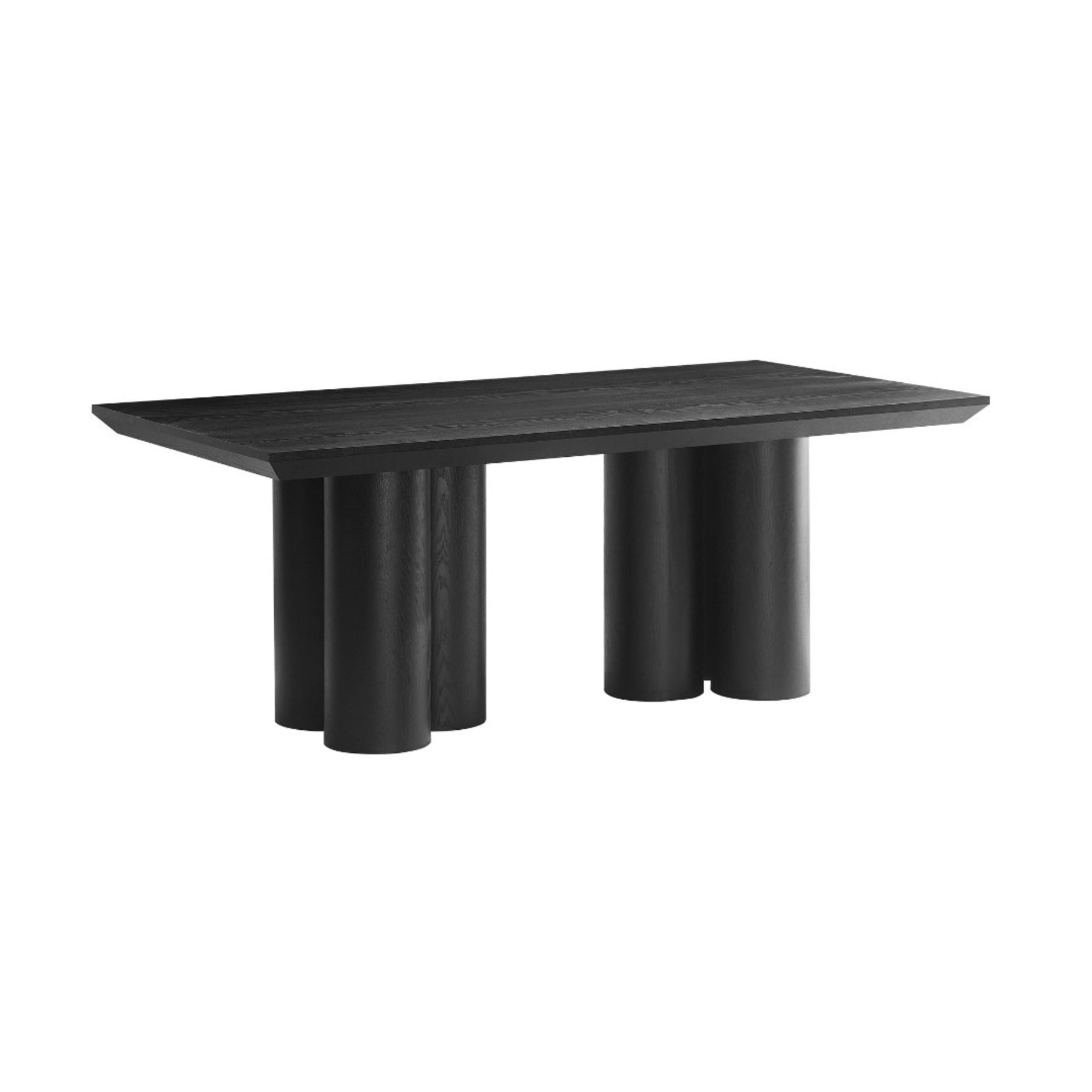 Royal Eettafel 200×100×76 Zwart Fineer