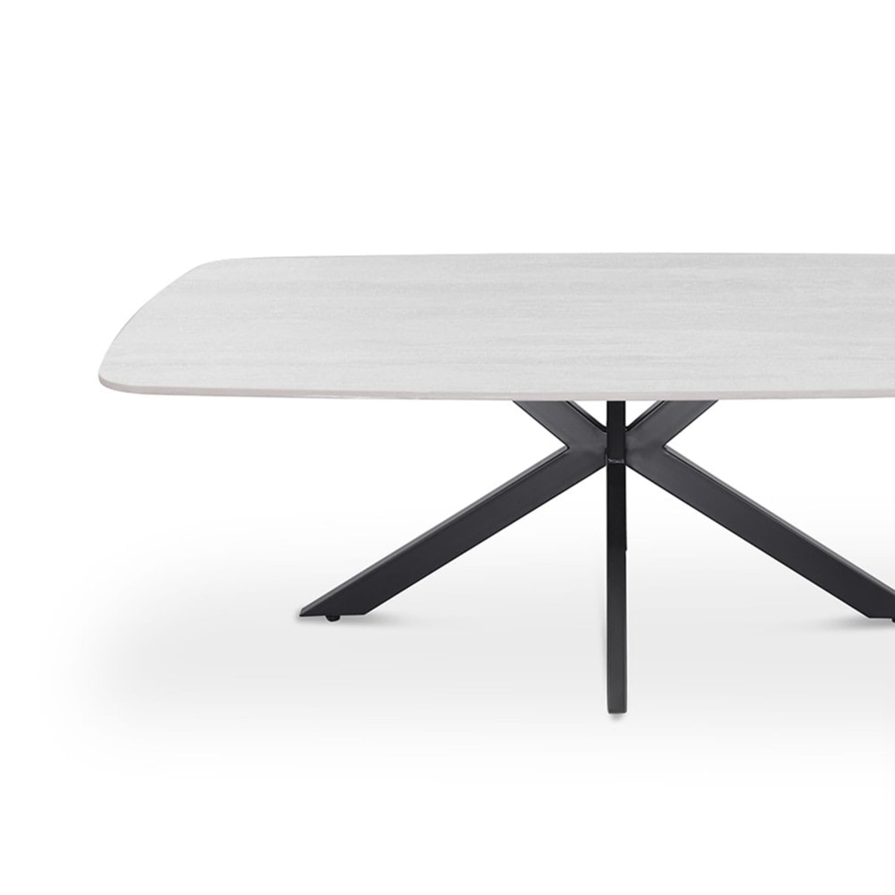 Salontafel 'Apollo' 130 cm Deens Ovaal Steen Baroque Grijs