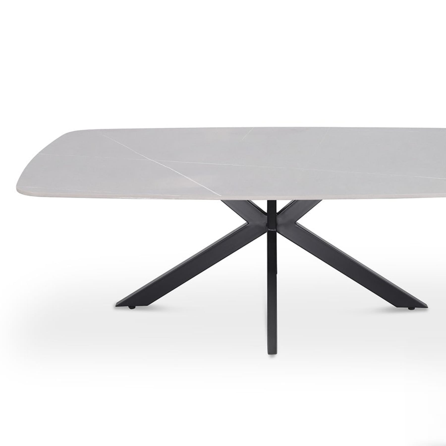 Salontafel 'Apollo' 130 cm Deens Ovaal Steen Grijs