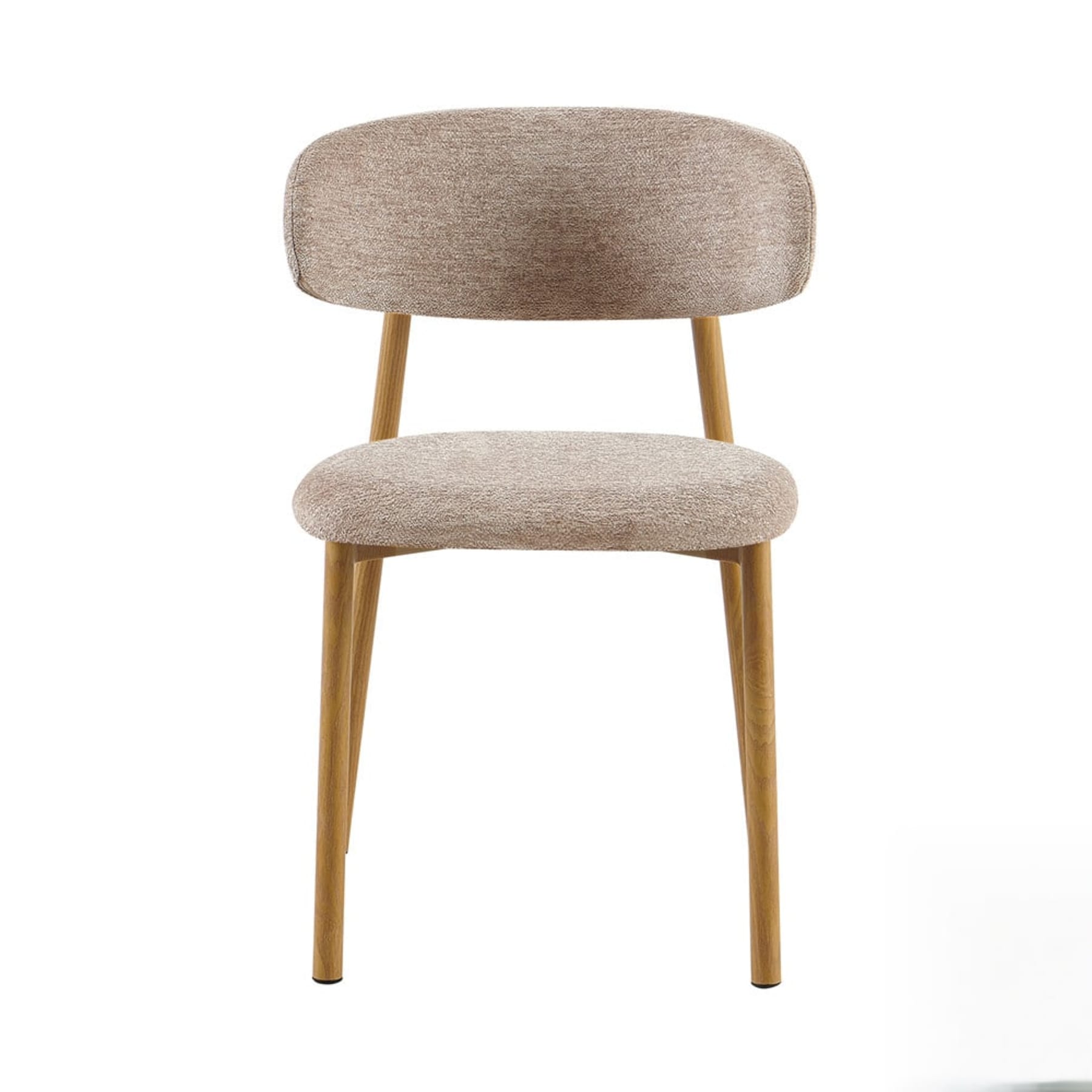Stoel 'Coco' Naturel - Stof Fabb Raven 30 Zand