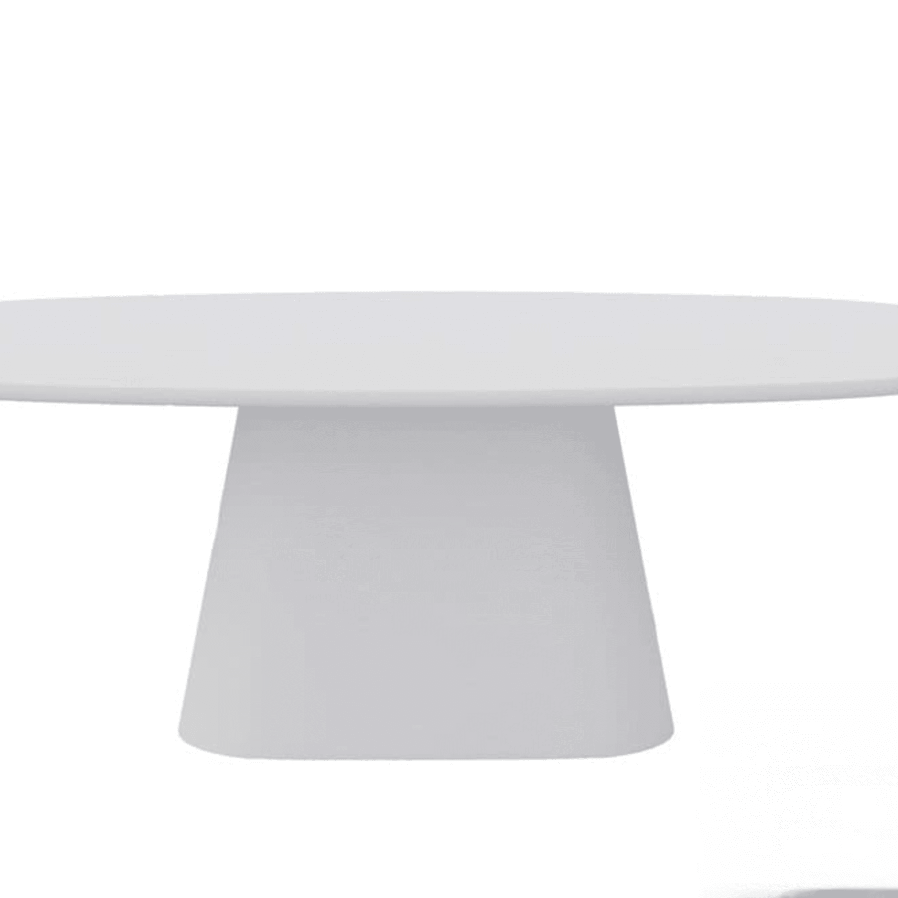 Tafel 'Tavira' 220 cm Ovaal Cement Ecru