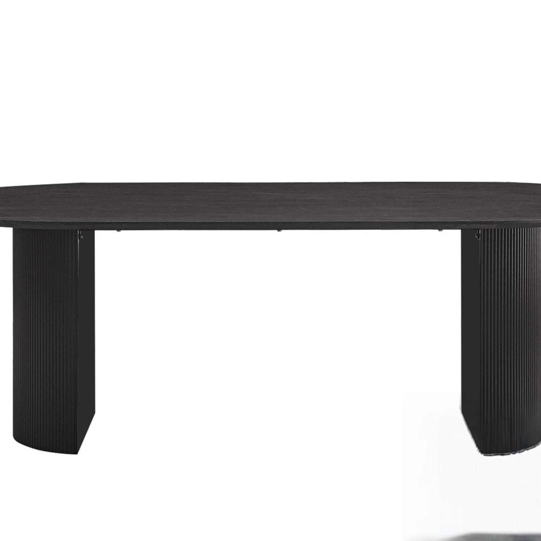 Tafel 'Lagos' 220 cm Ovaal Decor Donkerbruin