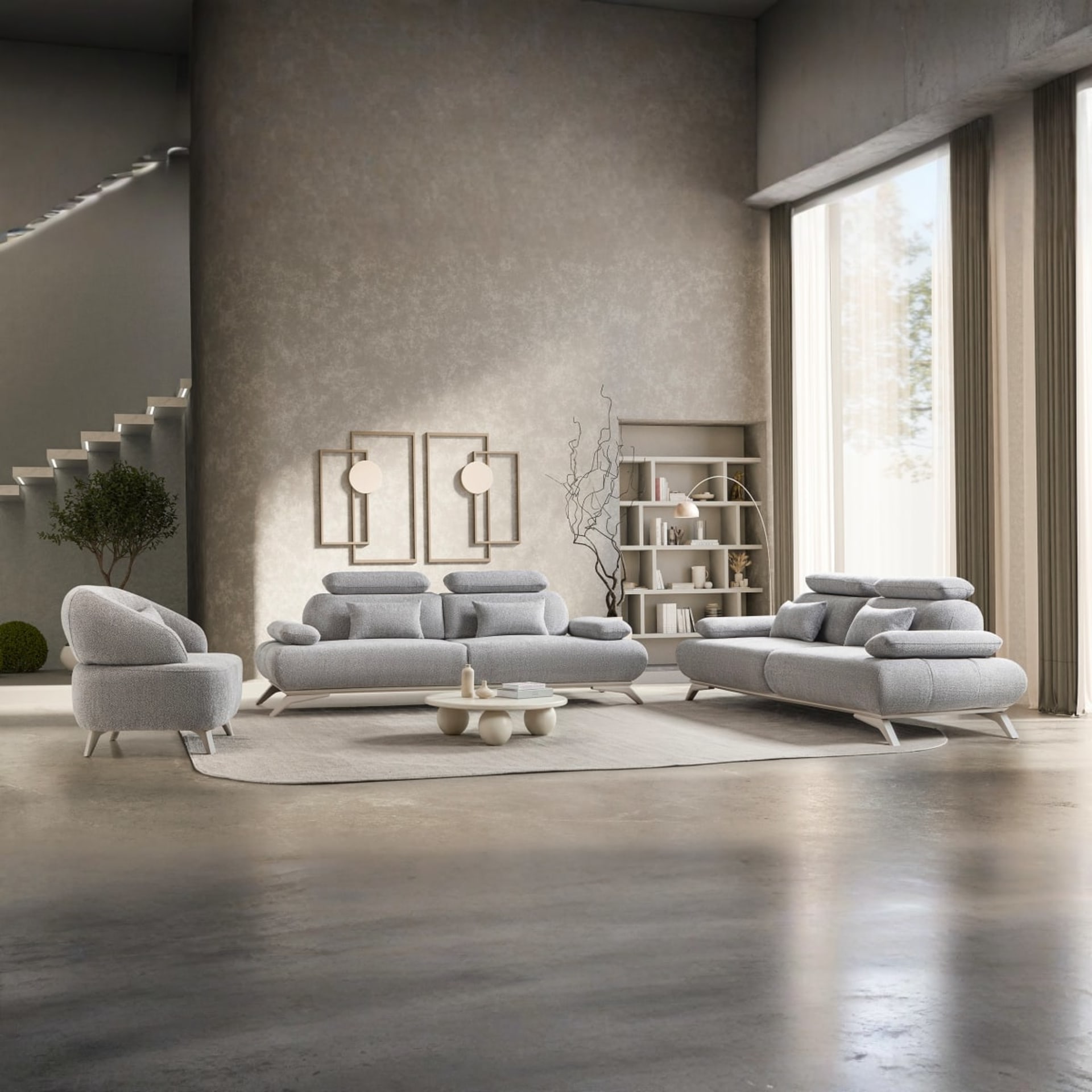 Monza Bankstel Crème — foto 1 van 6