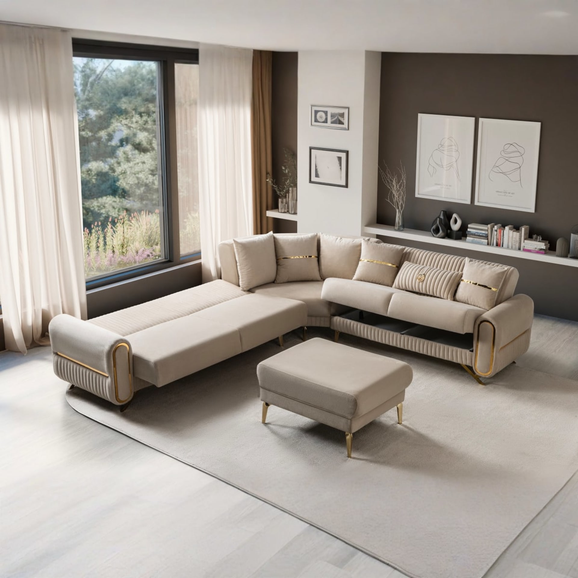 Royal Hoekbank Goud — foto 5 van 5