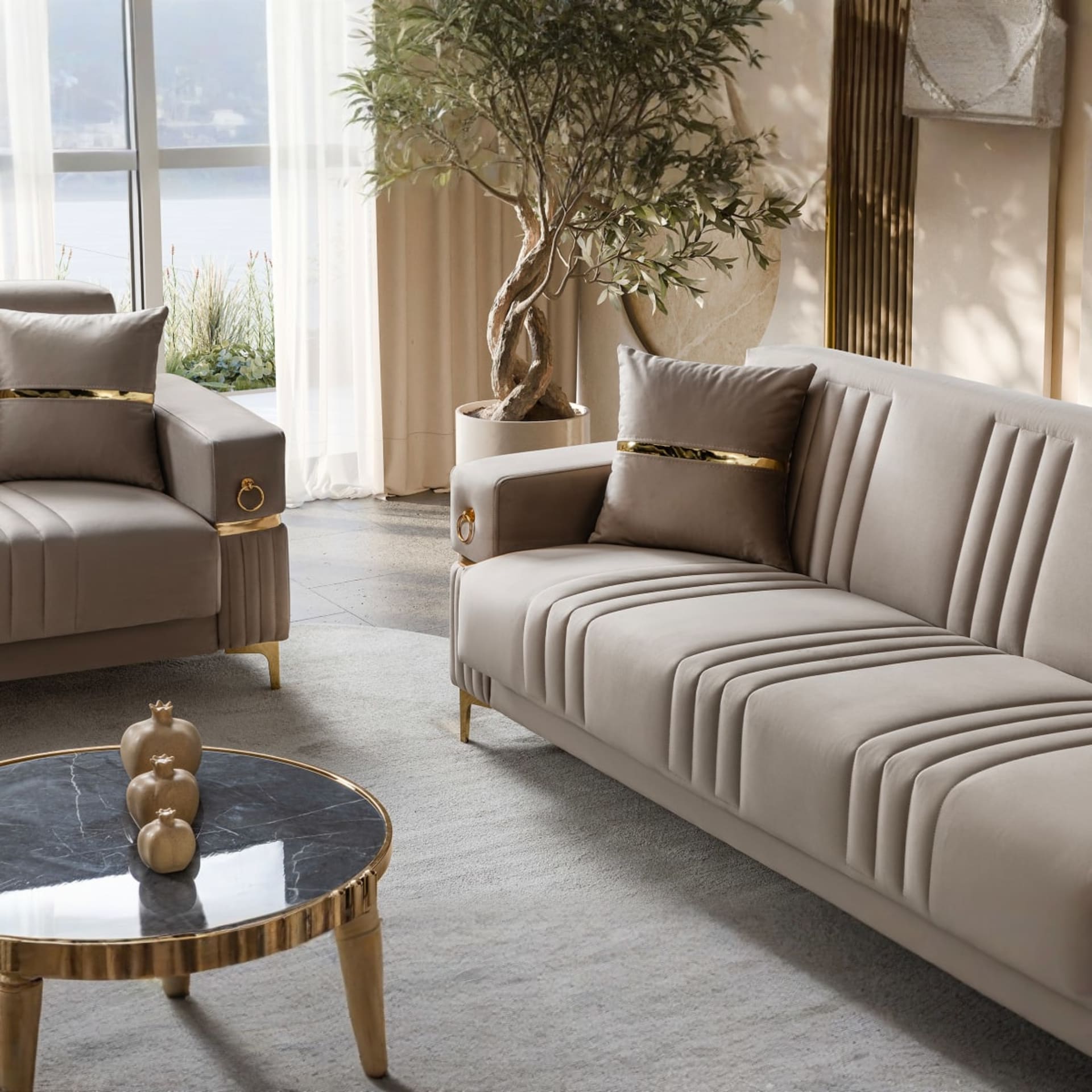 Tilda Bankstel Beige — foto 6 van 6
