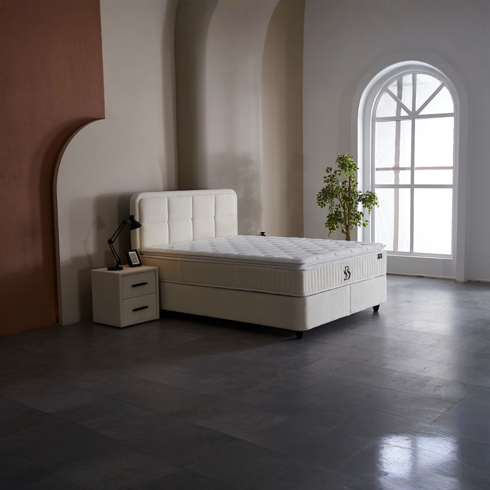 Sia Bedframe Beige — foto 2 van 5
