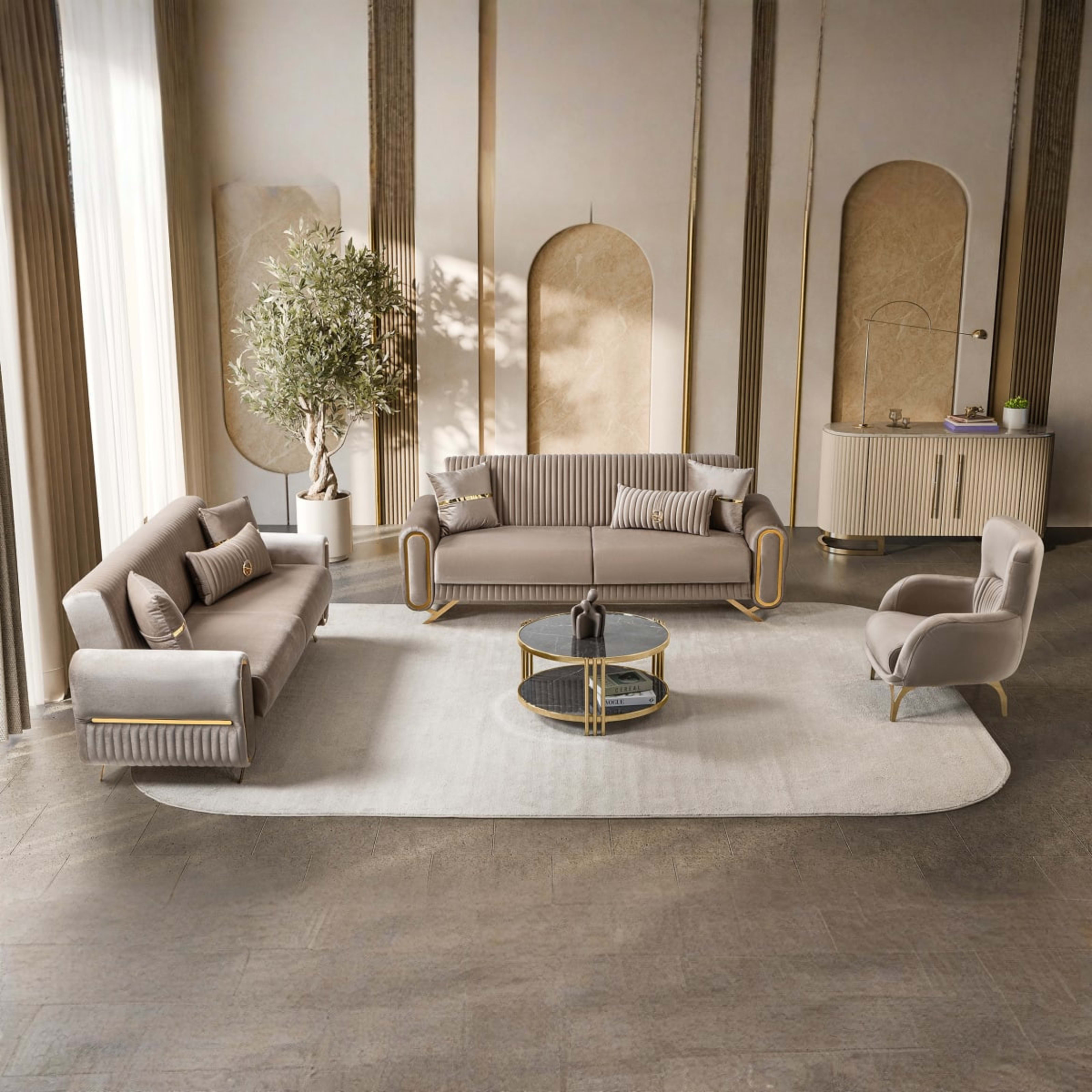 Royal Bankstel Beige — 2