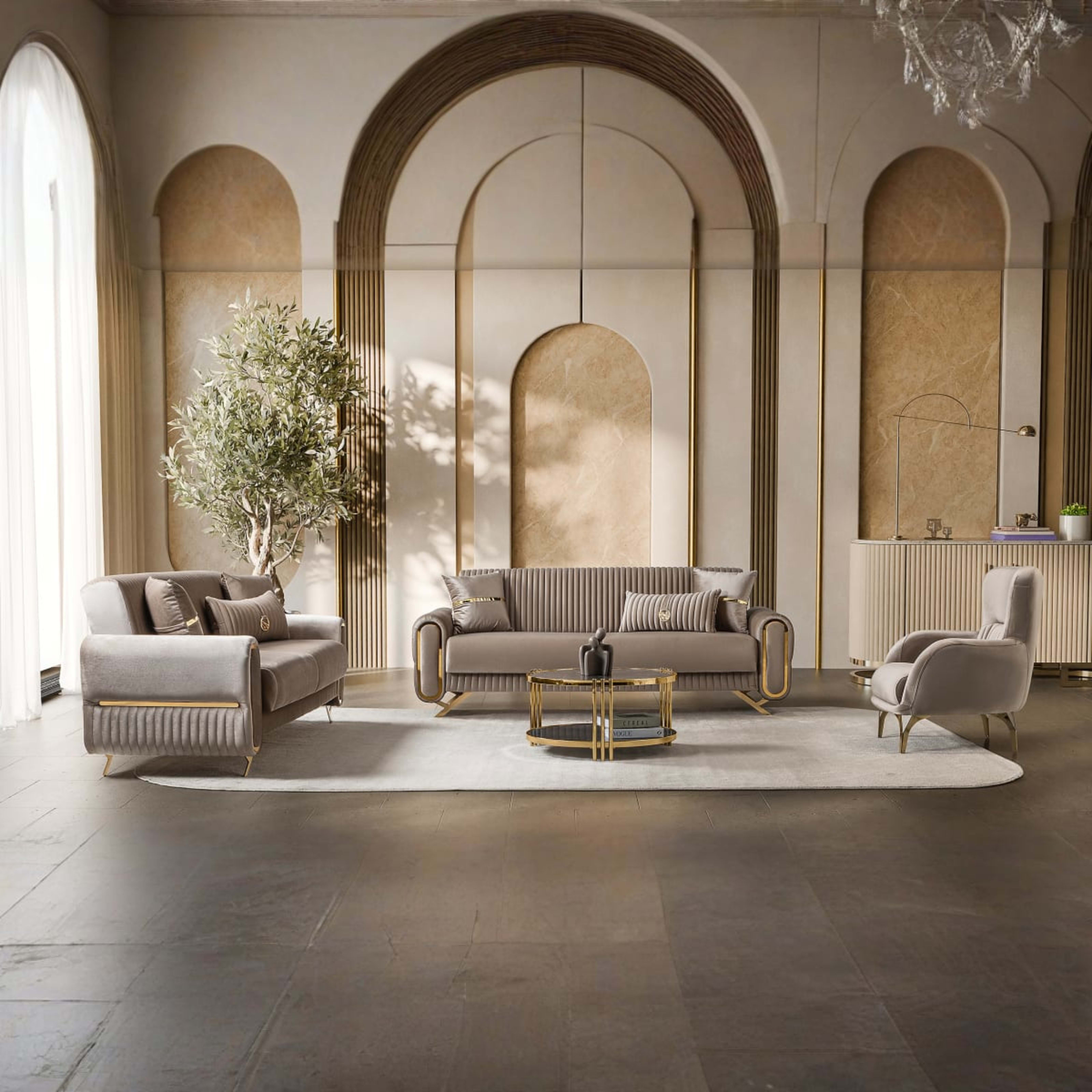 Royal Bankstel Beige — 3