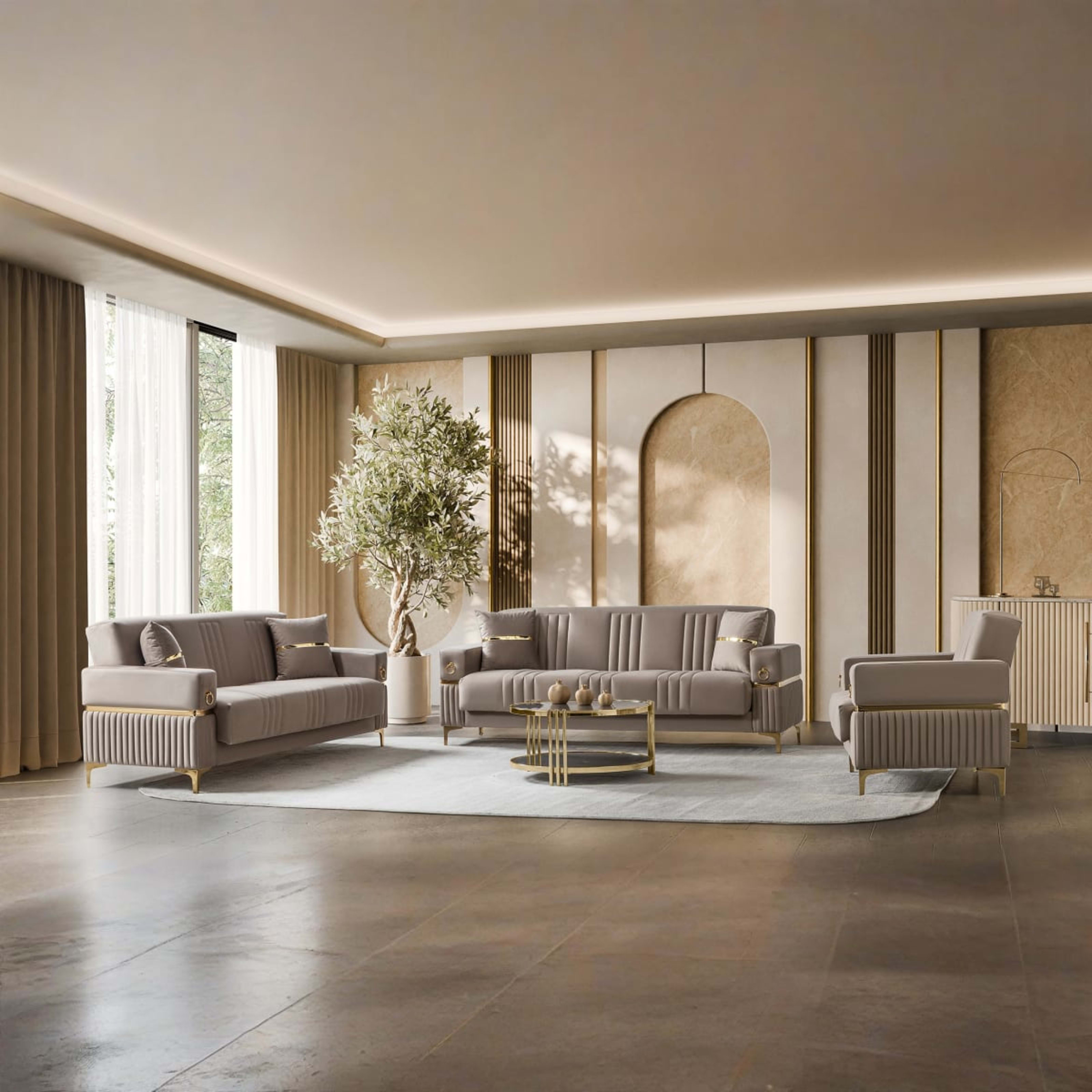 Tilda Bankstel Beige — 1