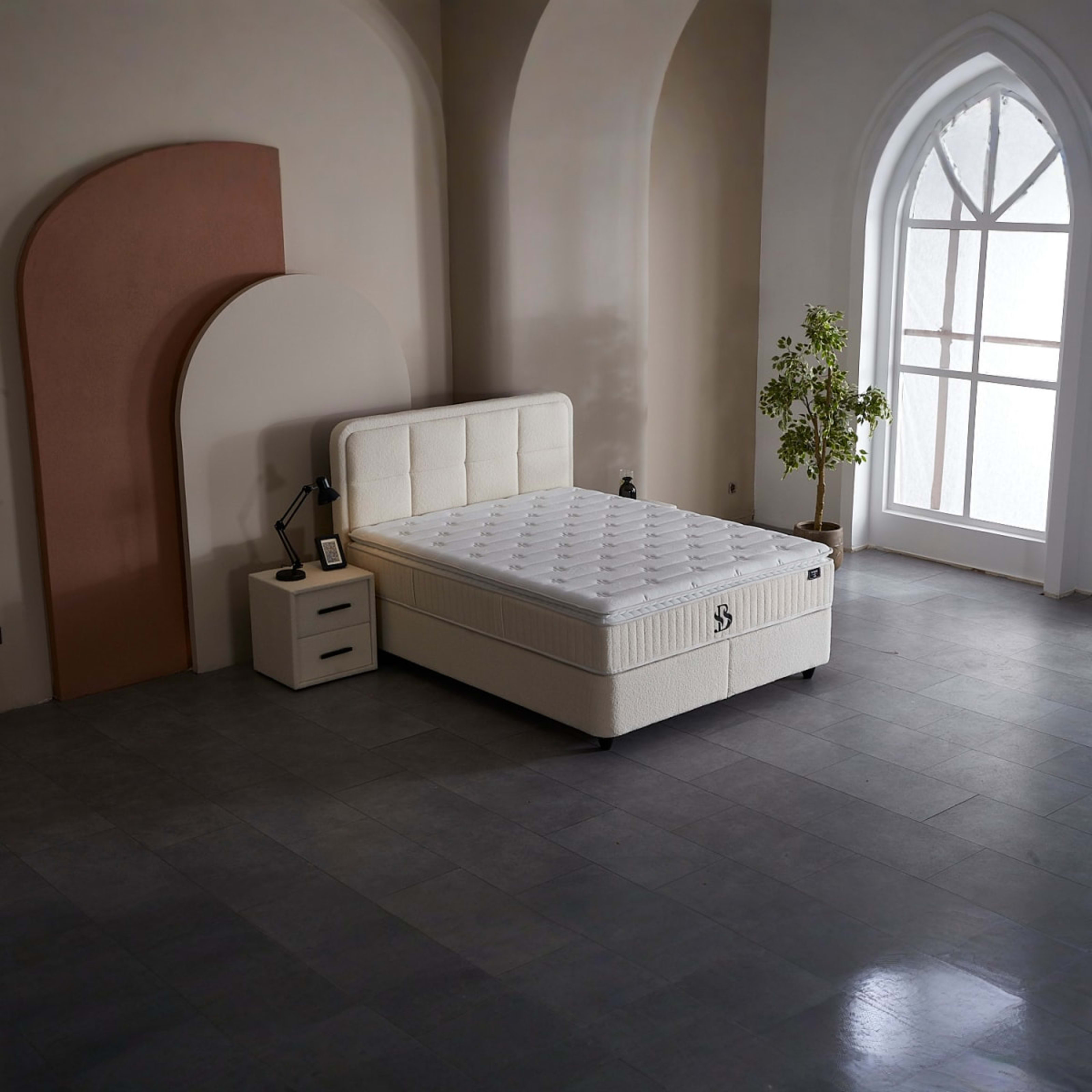 Sia Bedframe Beige — 4
