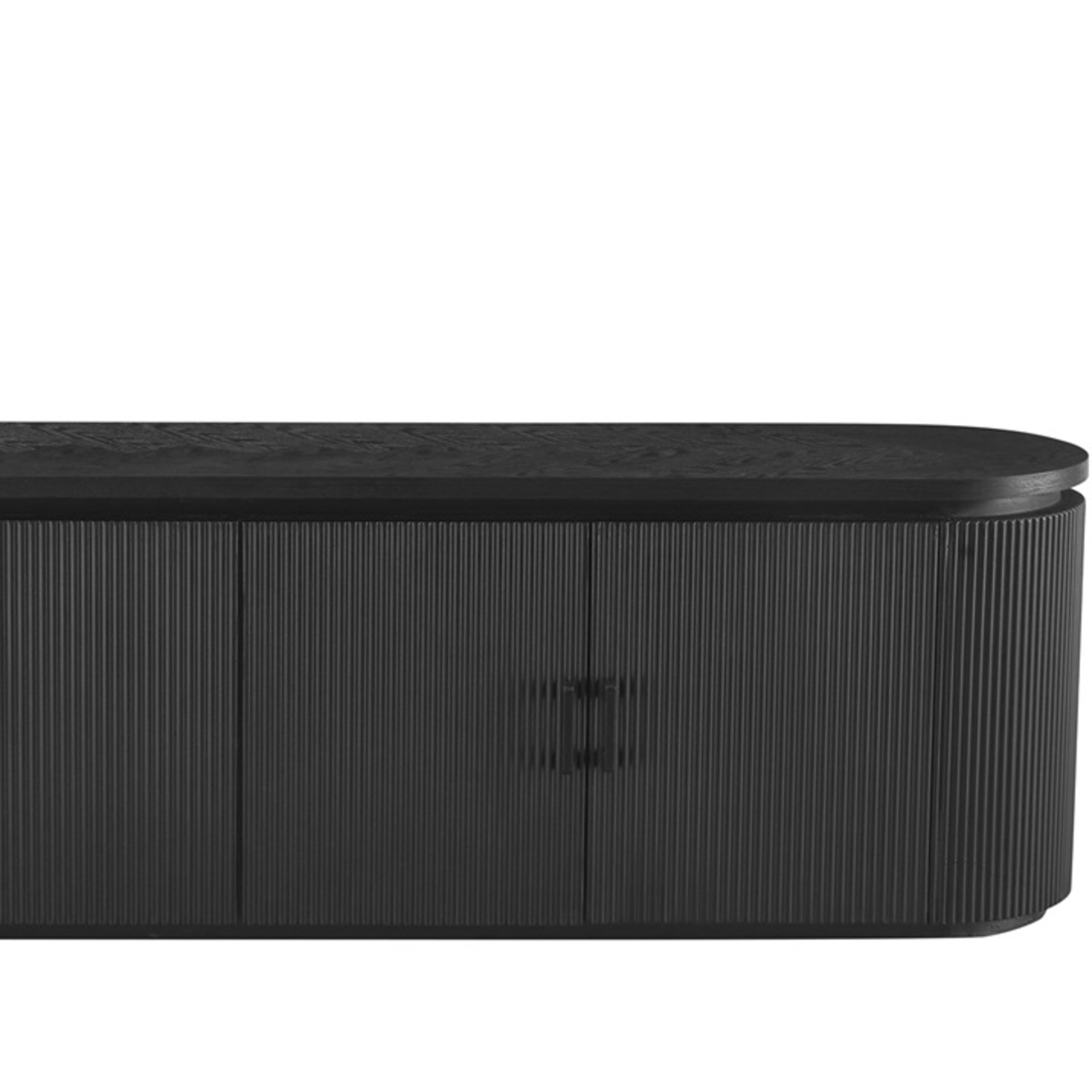Kimberly TV-meubel 200×40×55 Zwart Fineer
