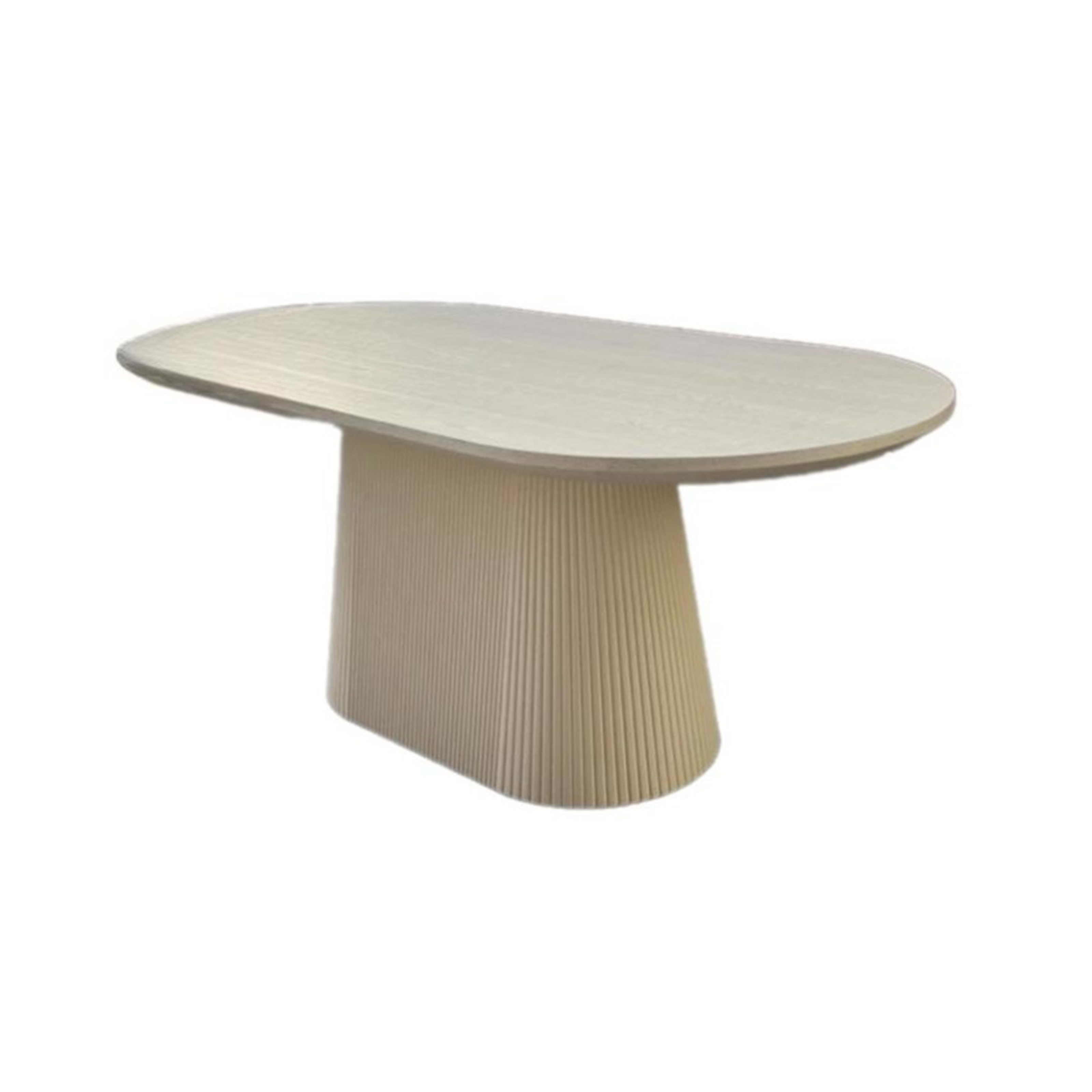 Kimberly Eettafel 200×90 Crème Fineer — 1