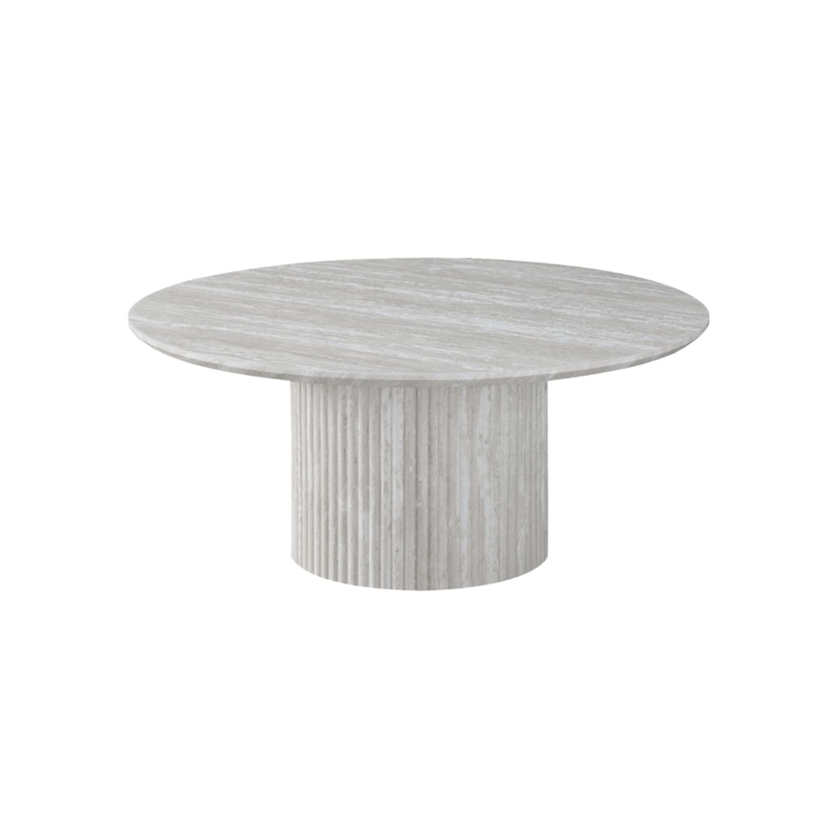 Kapadokya Salontafel Ø 100 Beige Fineer — 1