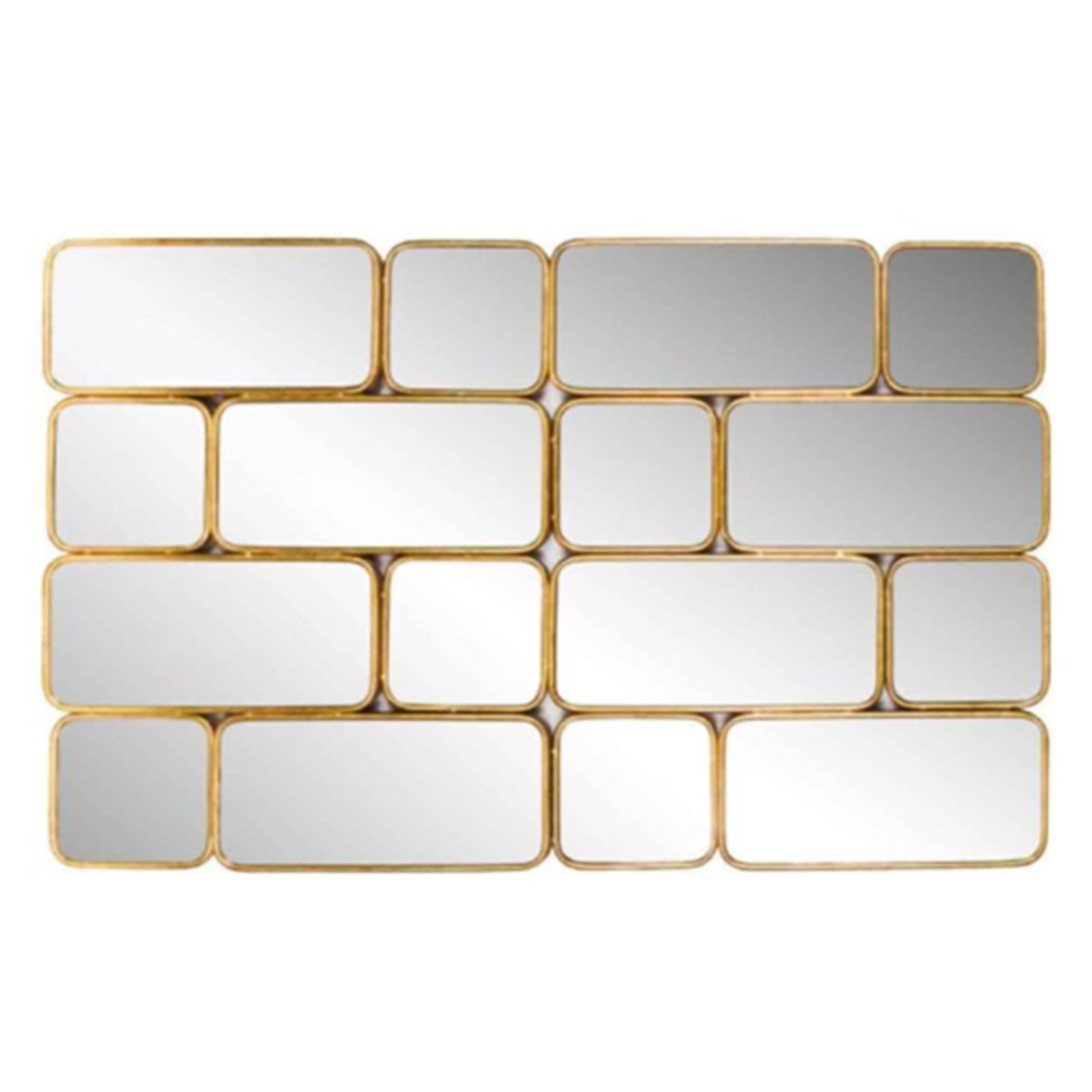Wandspiegel Spiegel 140×87 Goud — 1