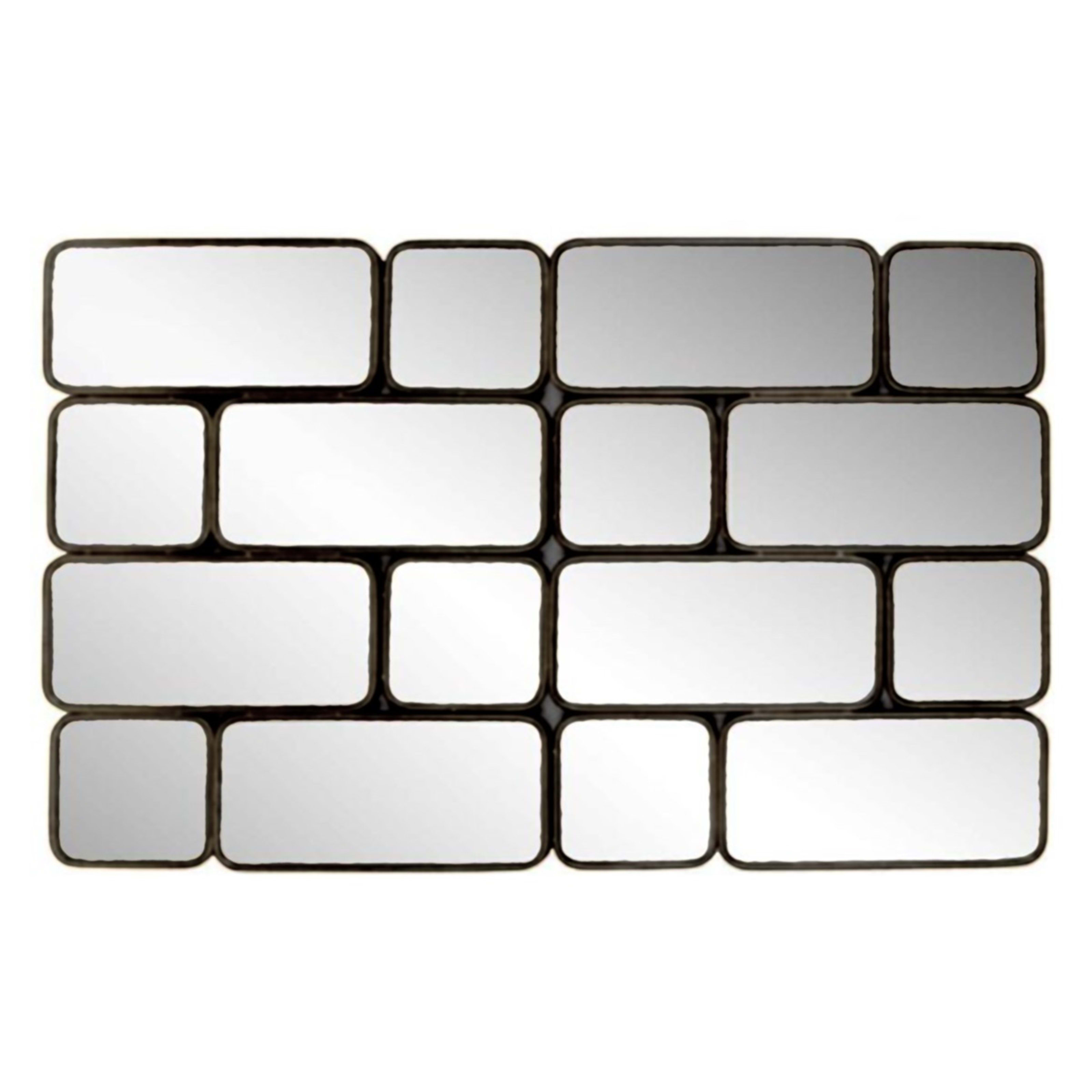 Wandspiegel Spiegel 140×87 Zwart