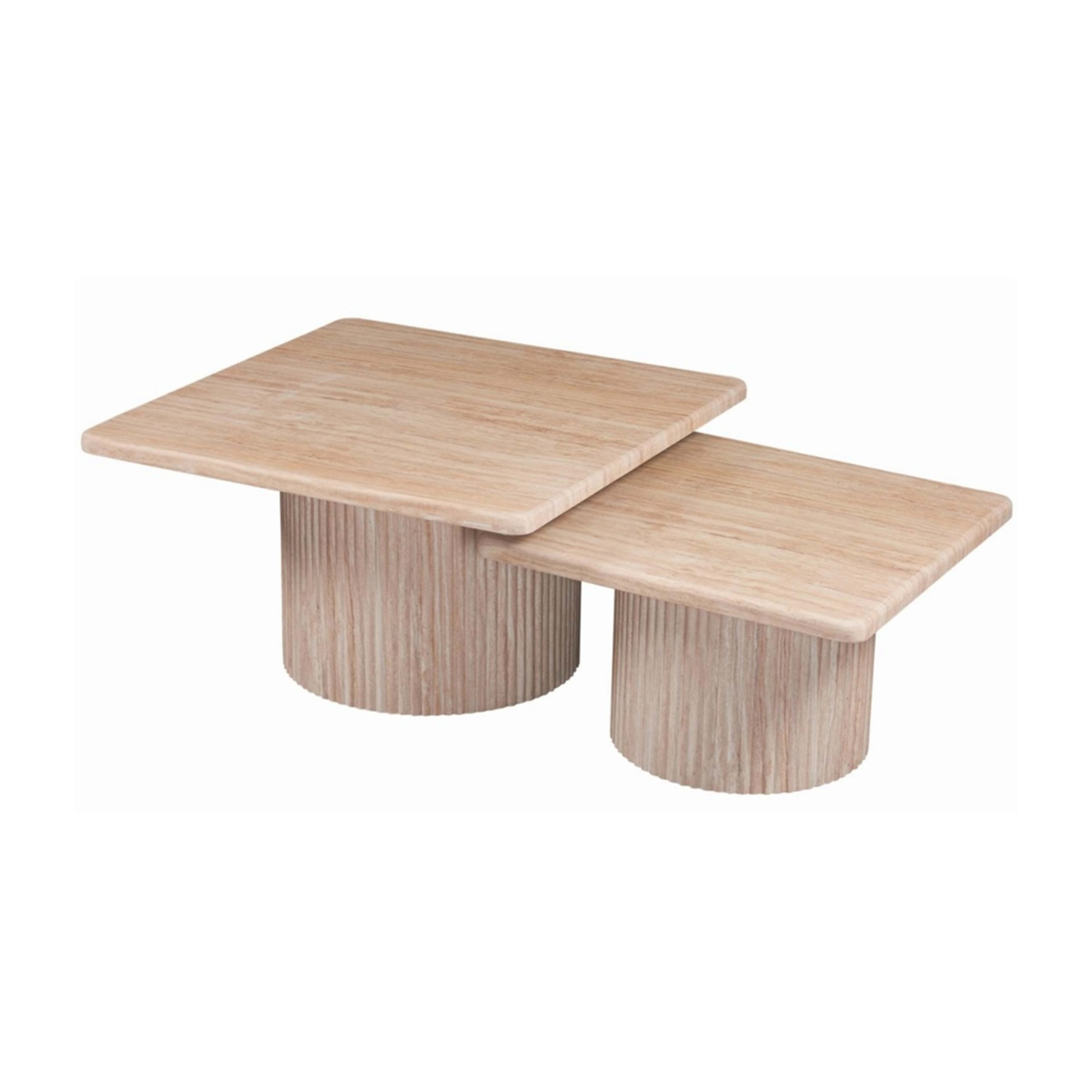 Sasy Salontafel Flintstone Marmer — 1
