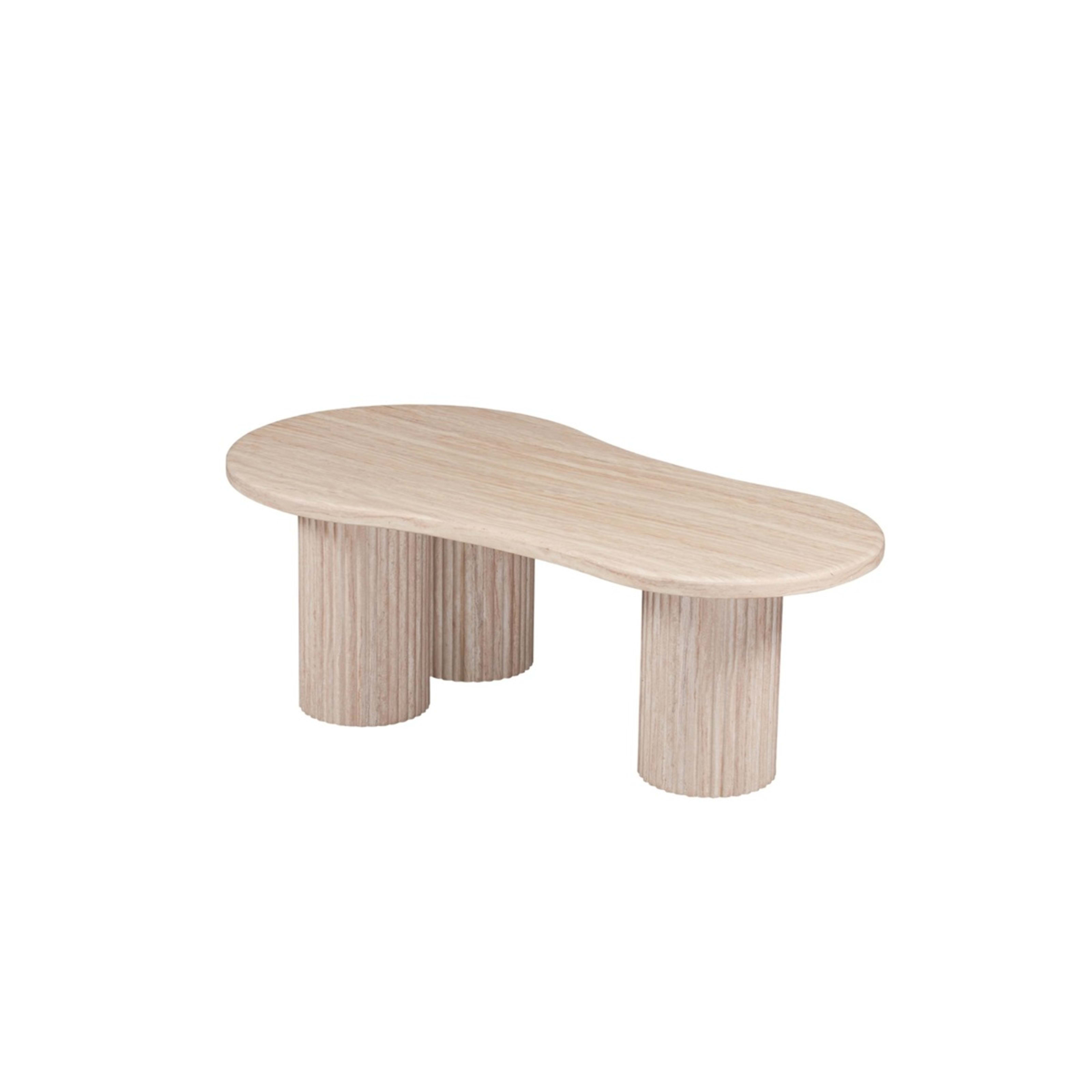 Taksim Salontafel 130×70×45 Flintstone Marmer Curve — 1