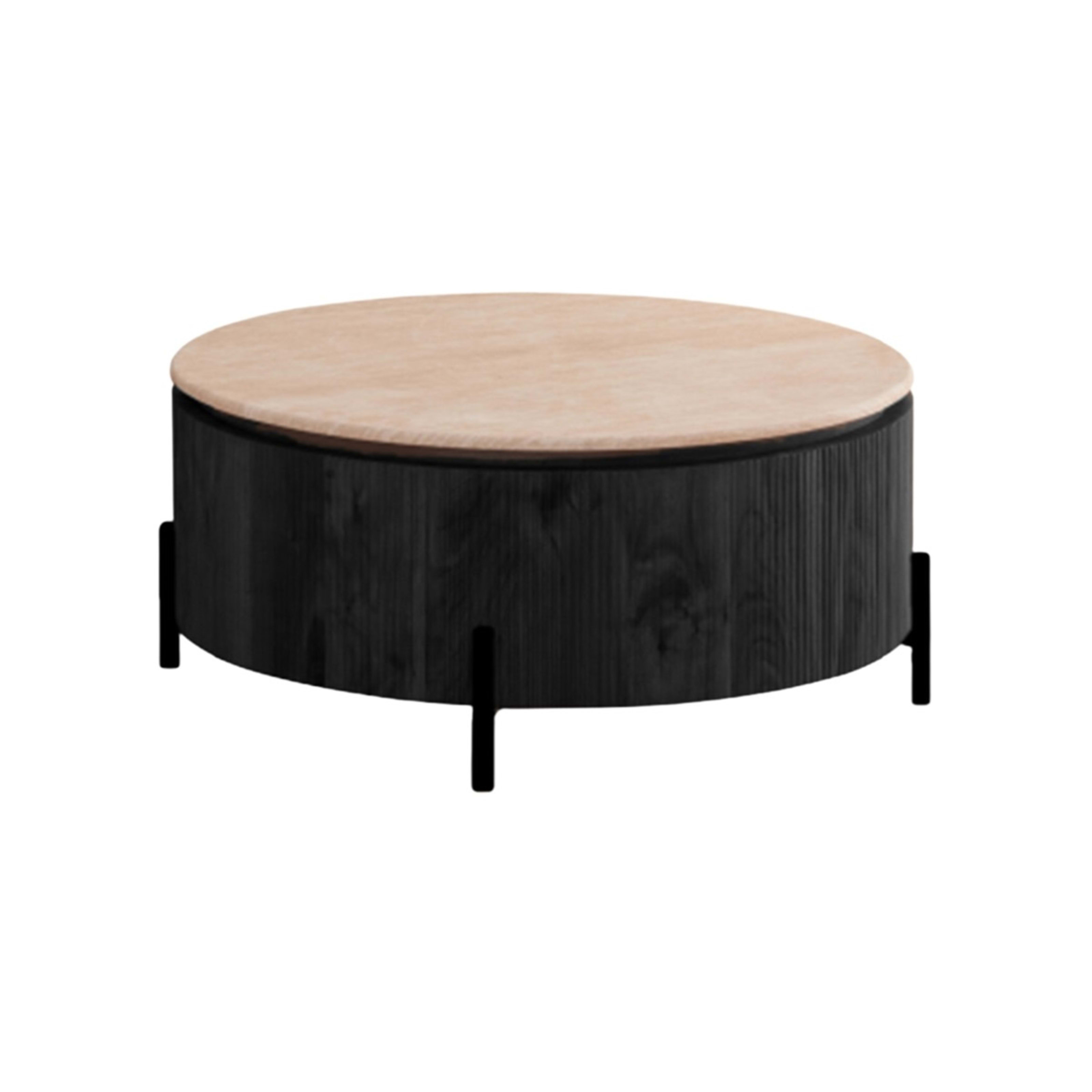 Foster Salontafel Ø 100 Zwart Marmer — 1