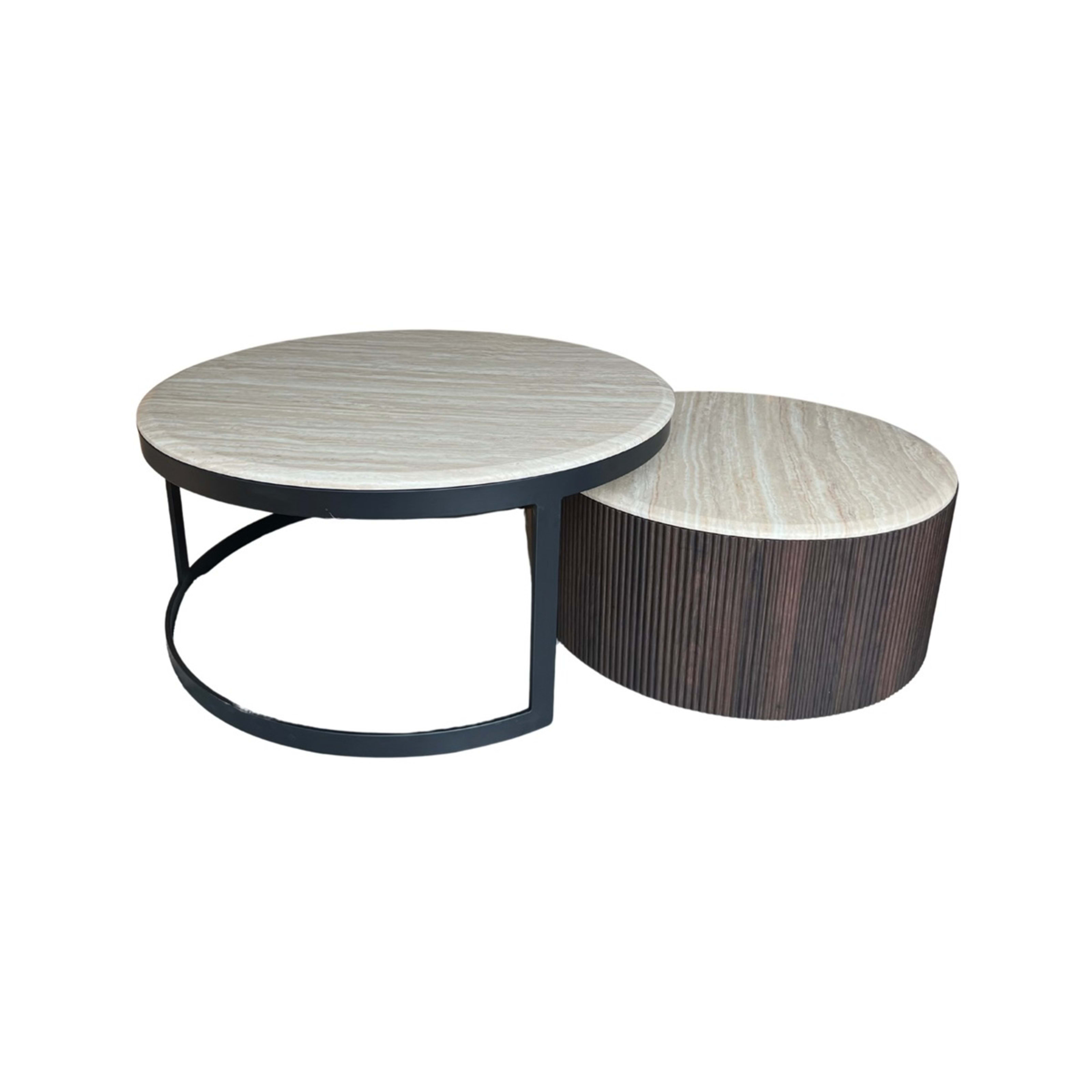 Fox Tafelblad Zwart-Bruin Marmer — 1