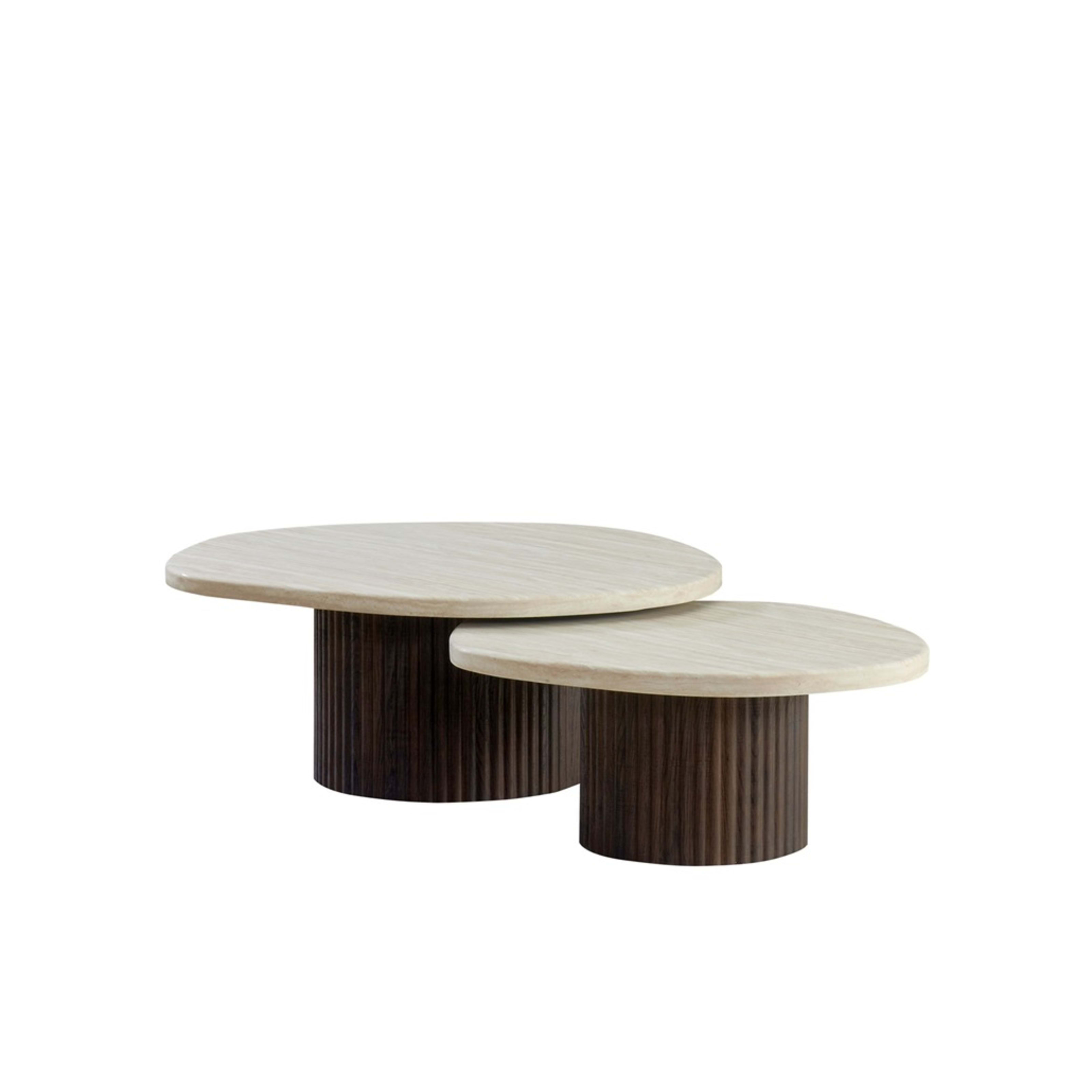 Kimberly Brown Salontafel 90×38 Flintstone Marmer — 1