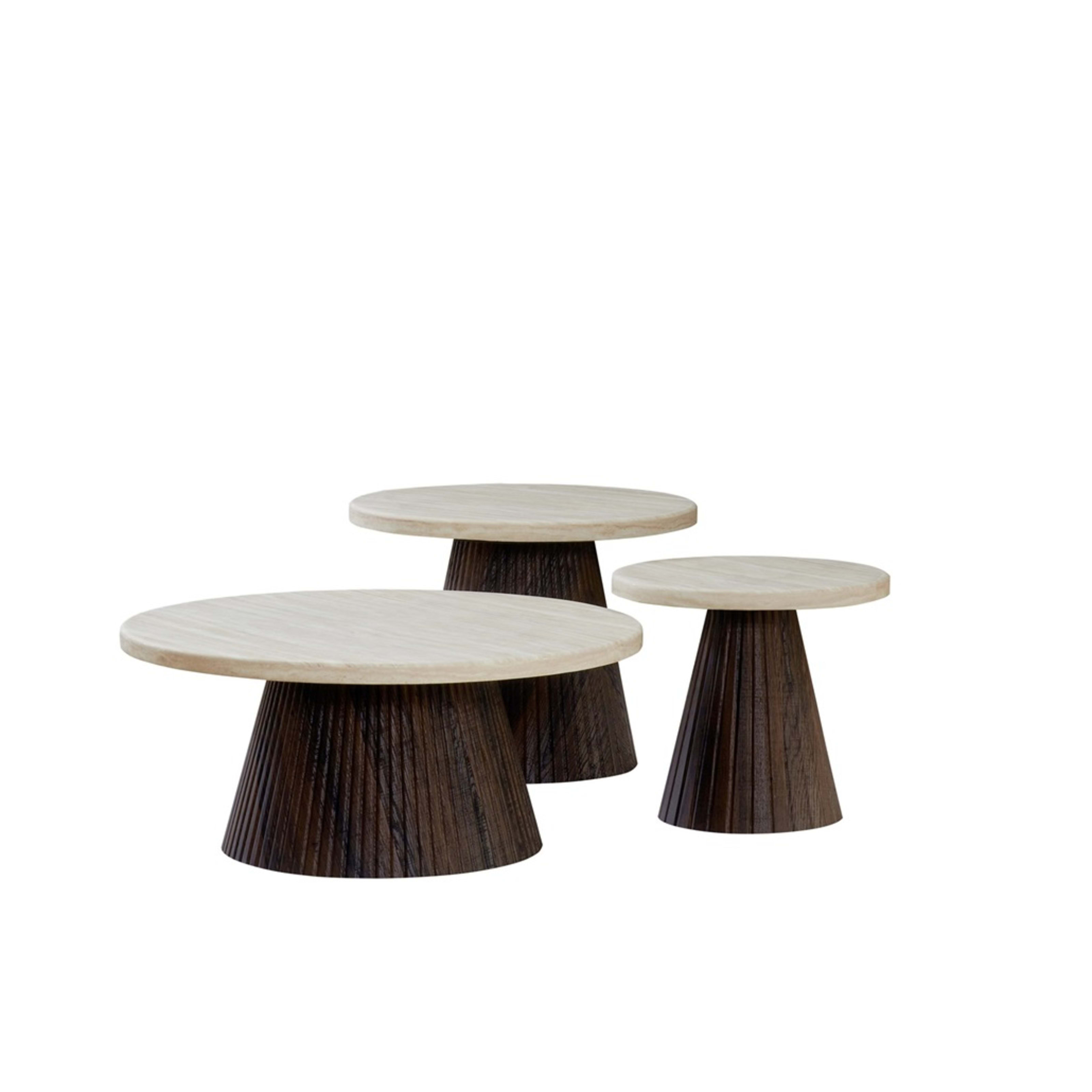 Kimberly Brown Salontafel 80×35 Flintstone Marmer — 1