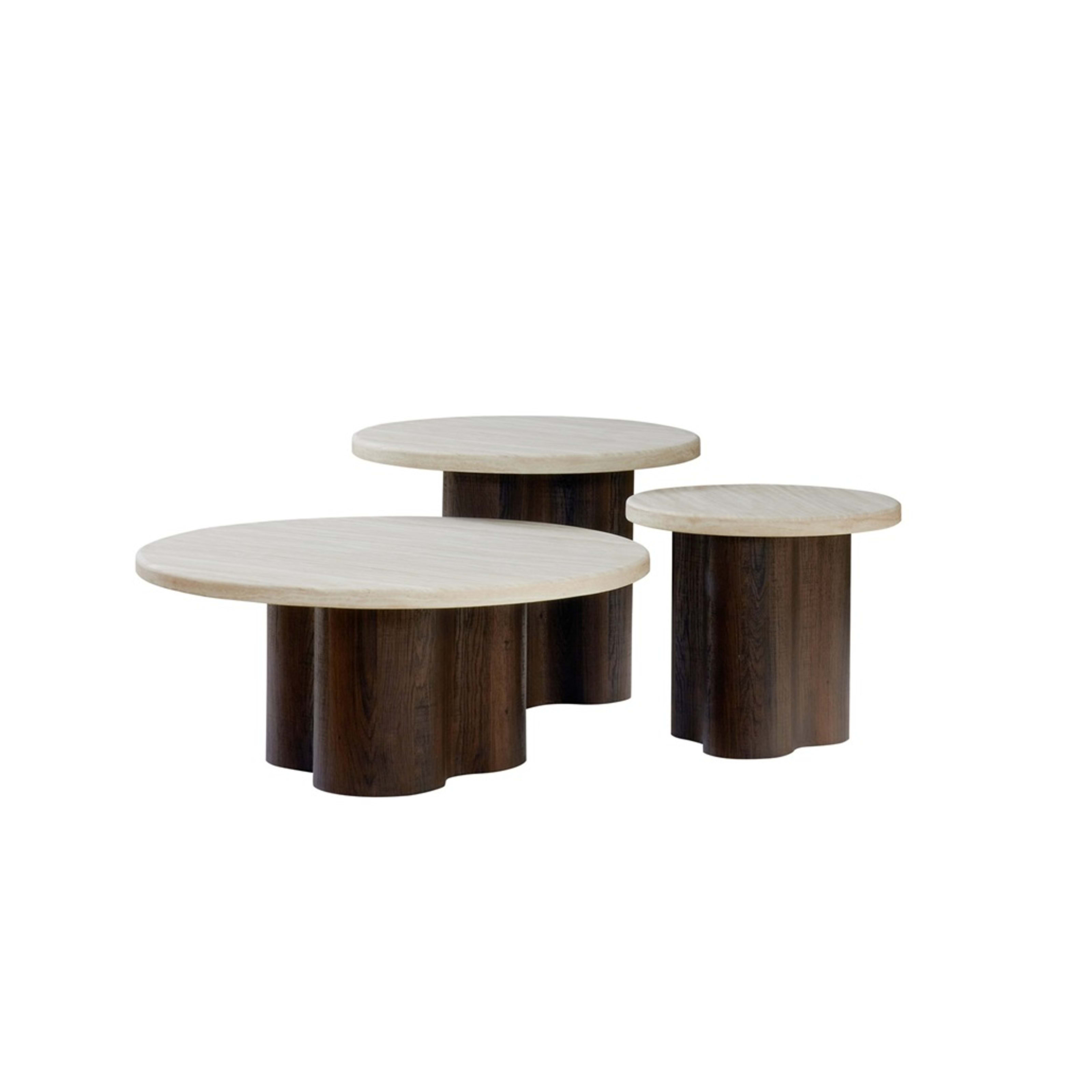 Oslo Salontafel 80×35 Flintstone Marmer — 1