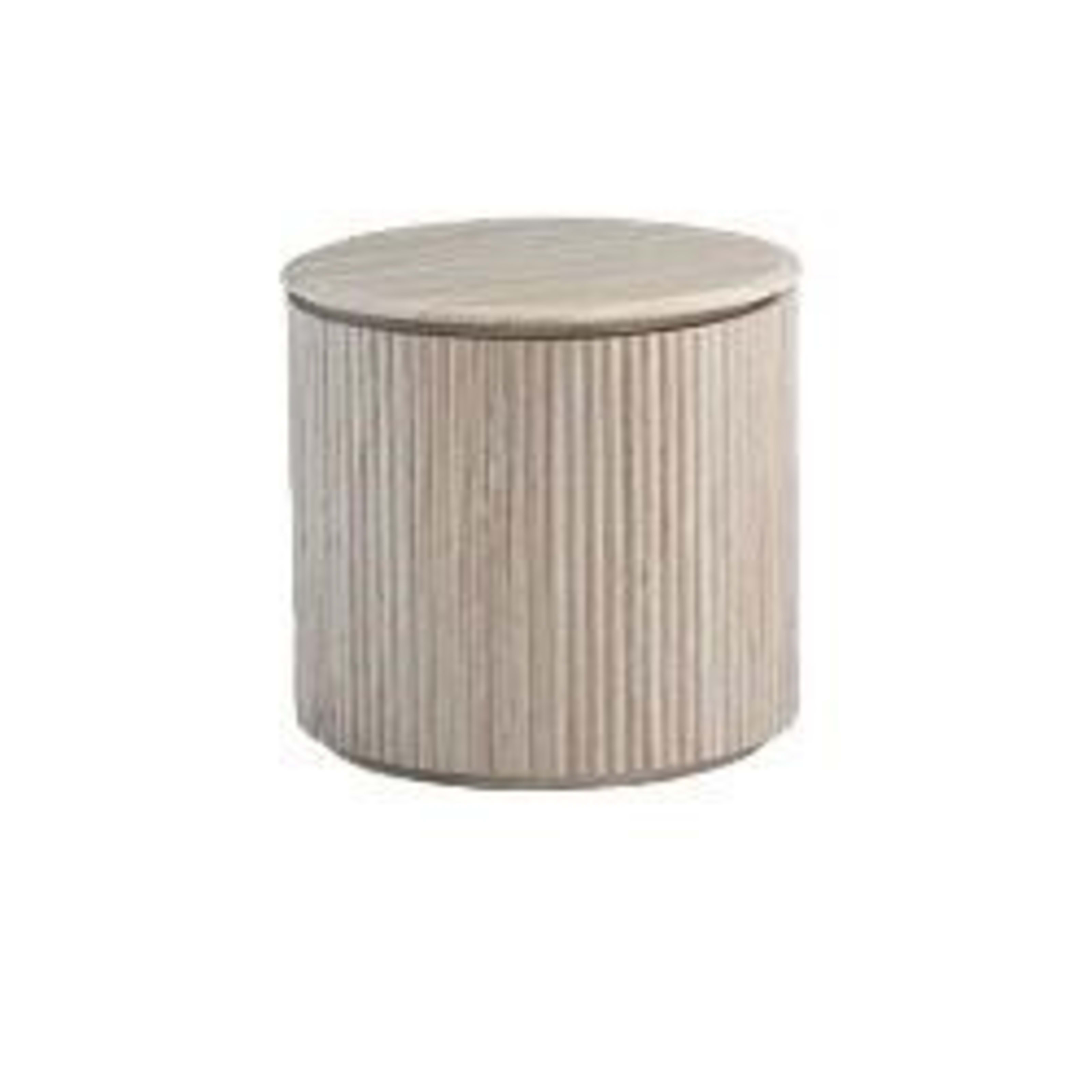 Kimberly Bijzettafel Ø 55 Flintstone Marmer Blocci — 1